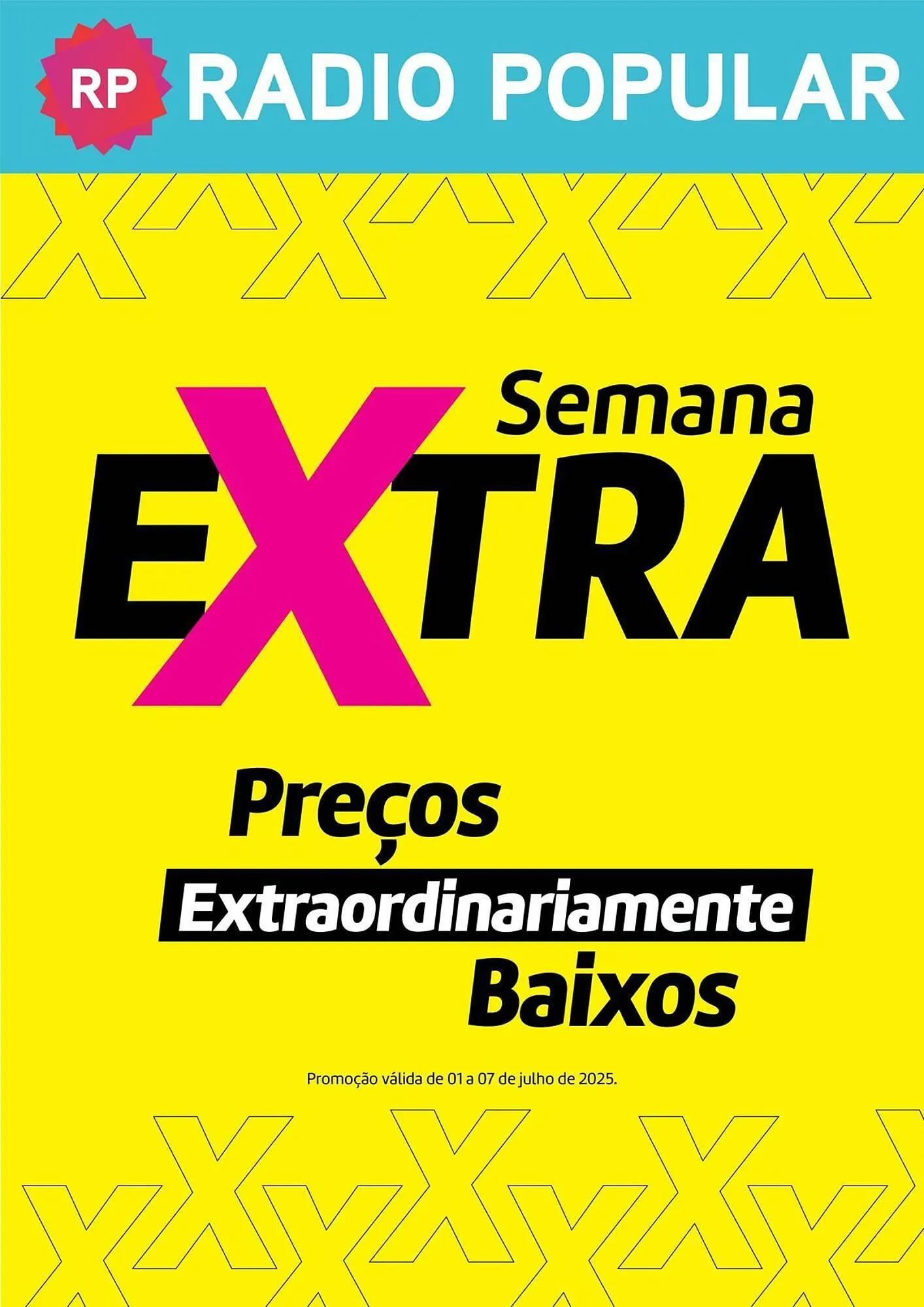 Folheto Folheto Radio Popular de 1 de julho até 7 de julho 2025 - Pagina 1