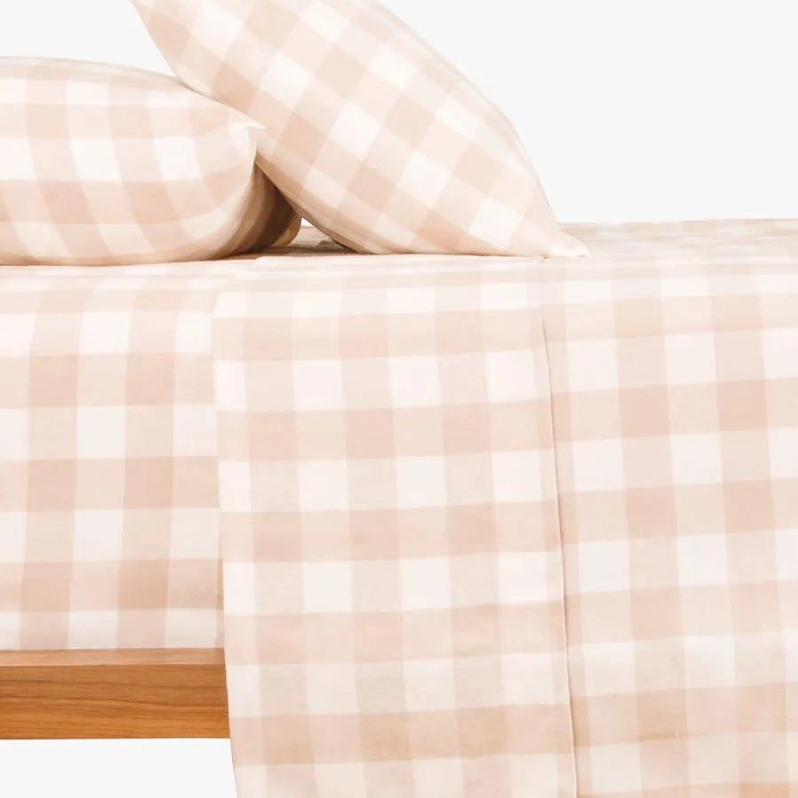 2 lençóis - Cama 160 + 2 fronhas de almofada FROST