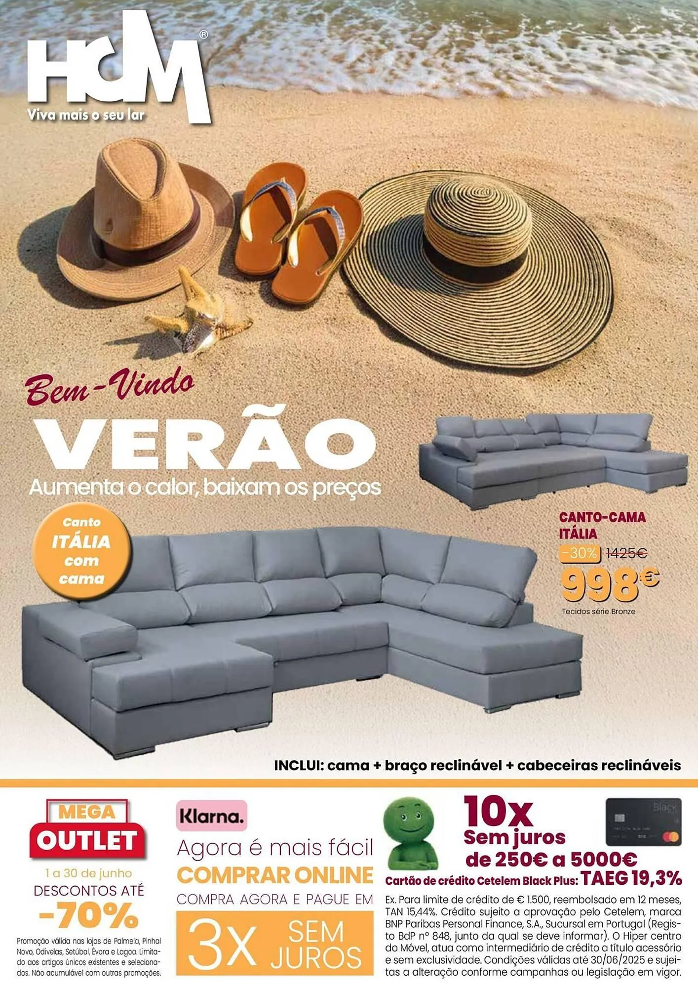 Folheto Folheto Hiper Centro do Móvel de 3 de junho até 30 de junho 2025 - Pagina 1