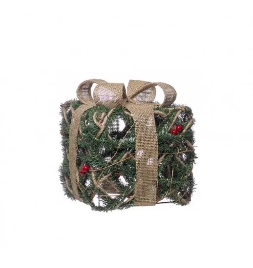 PRESENTE NATAL PEQUENO 17*17*22CM - 80883