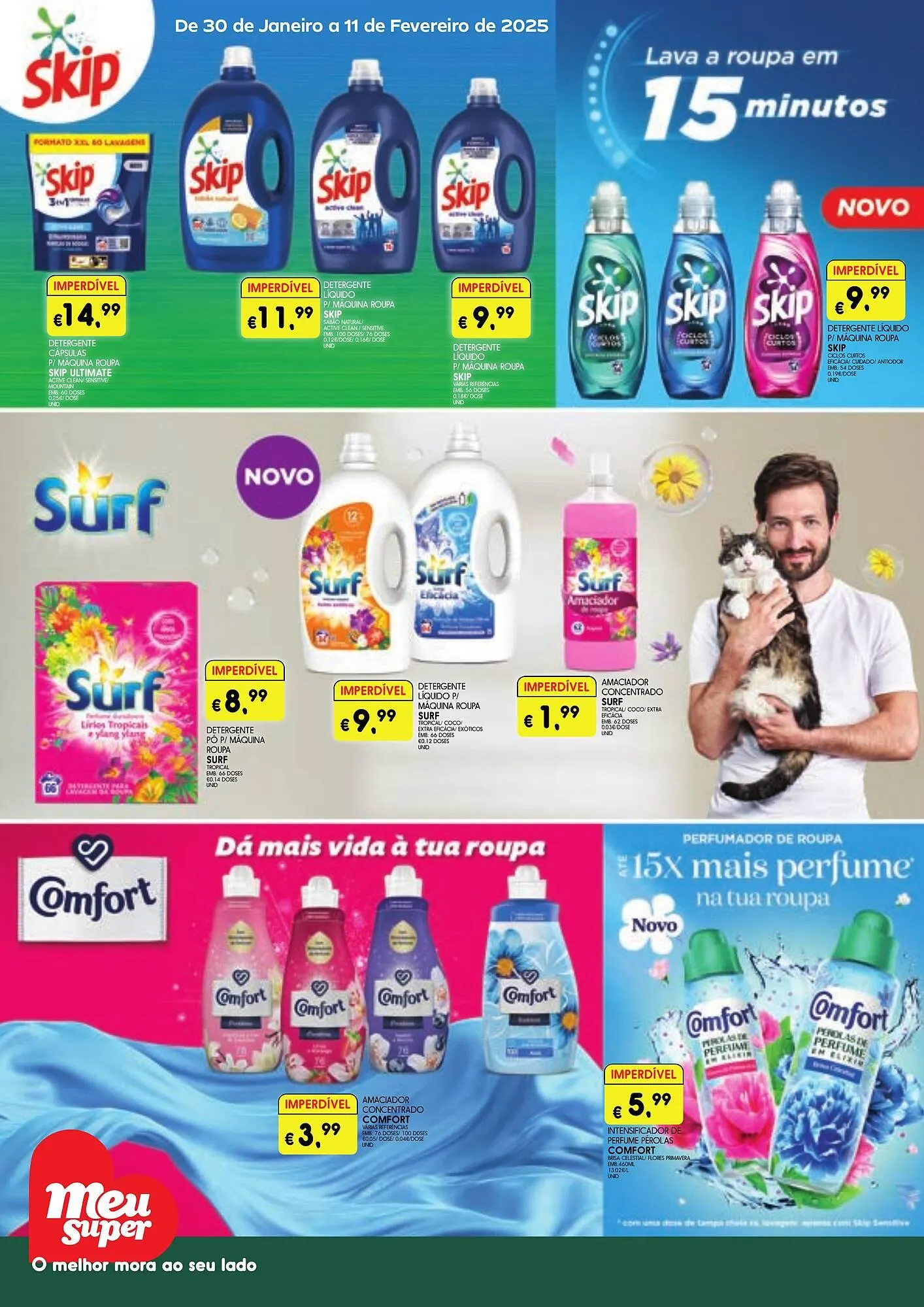 Folheto Folheto Meu Super de 30 de janeiro até 11 de fevereiro 2025 - Pagina 1