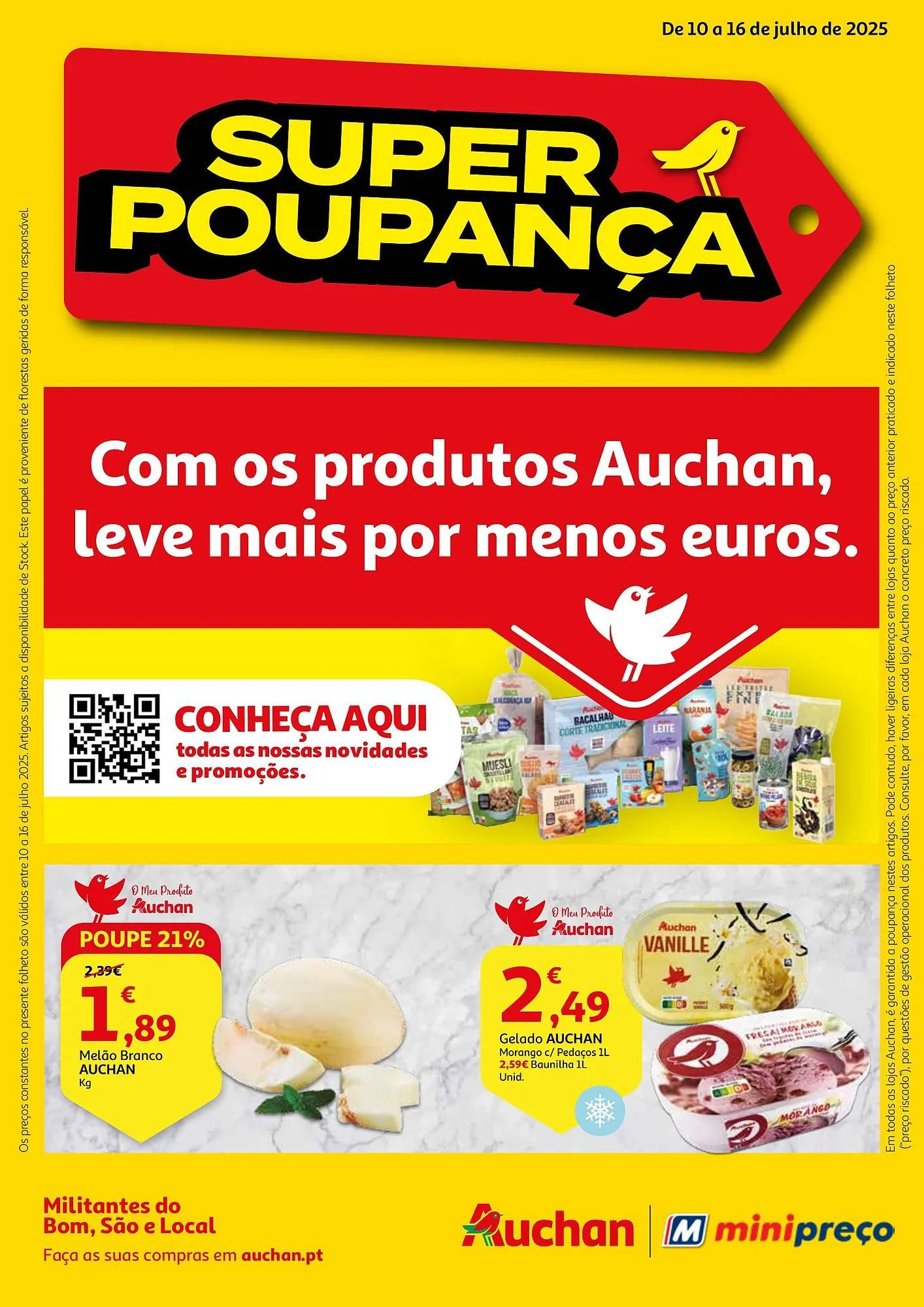 Folheto Folheto Minipreço de 10 de julho até 16 de julho 2025 - Pagina 1