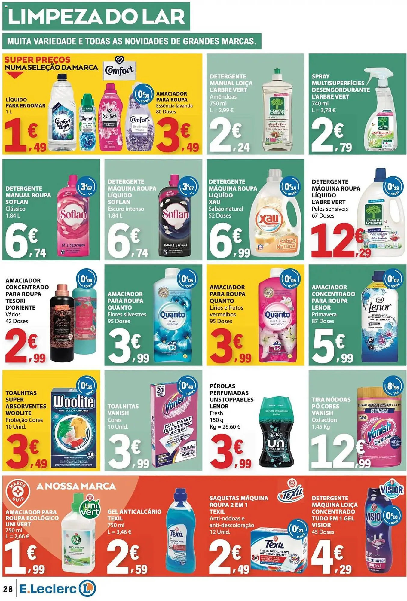 Folheto Folheto E.Leclerc de 23 de abril até 30 de abril 2026 - Pagina 28
