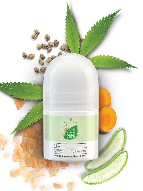 Aloe Vera CBD Massage-Roll-on