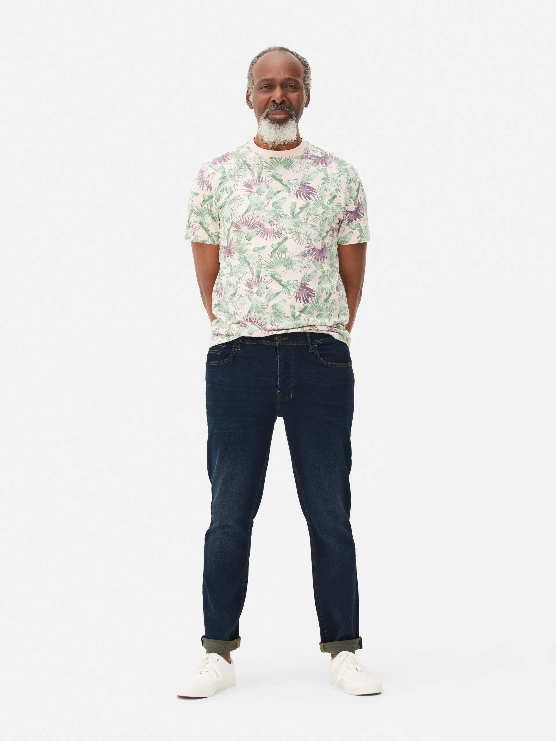 Calças de ganga corte direito