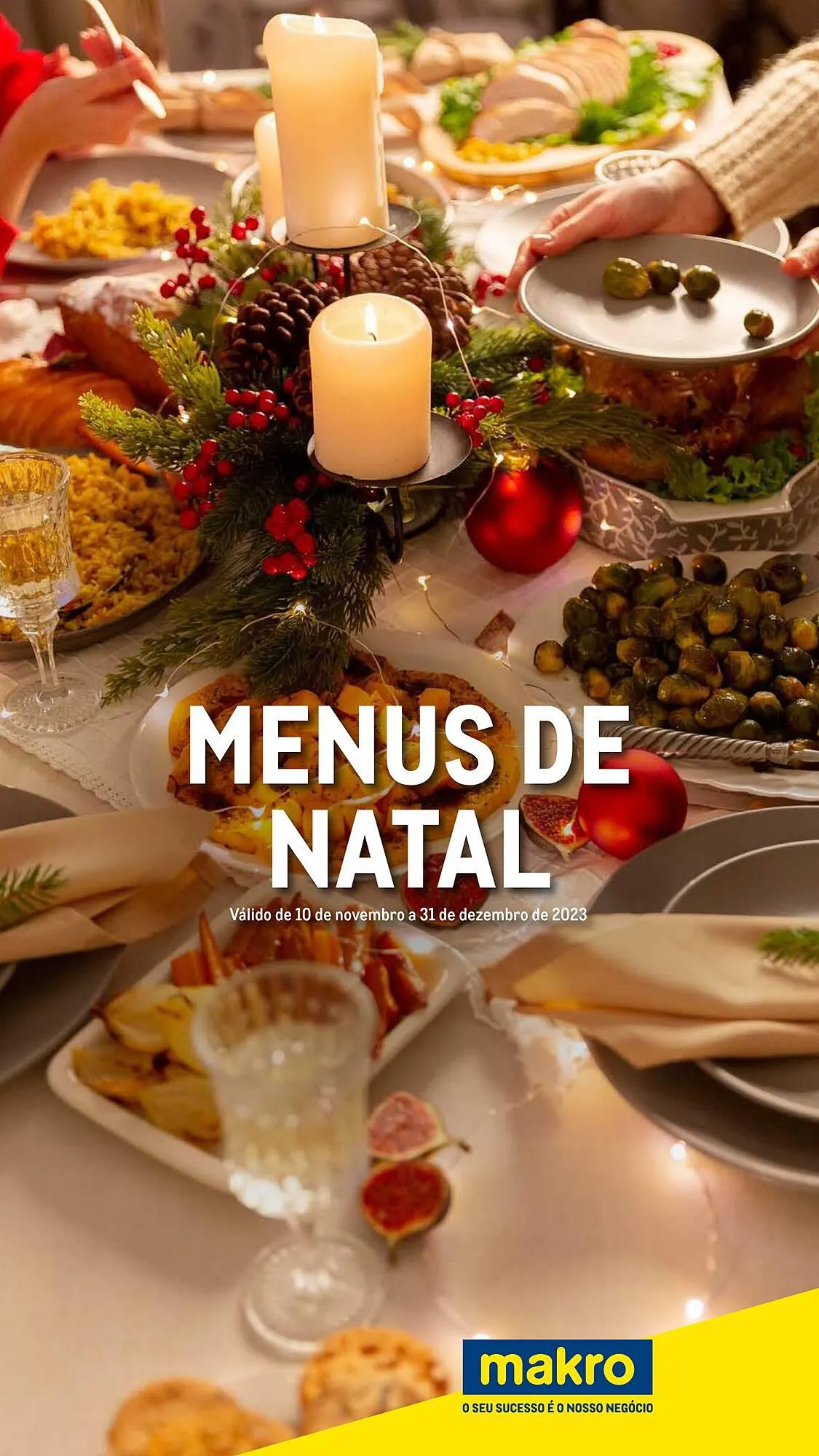 Folheto Folheto Makro de 10 de novembro até 31 de dezembro 2023 - Pagina 1