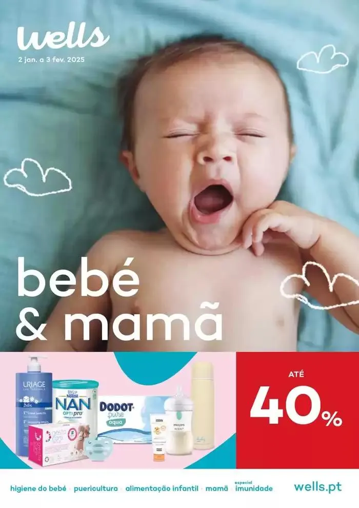 Folheto Folhetos Well's de 3 de janeiro até 3 de fevereiro 2025 - Pagina 1