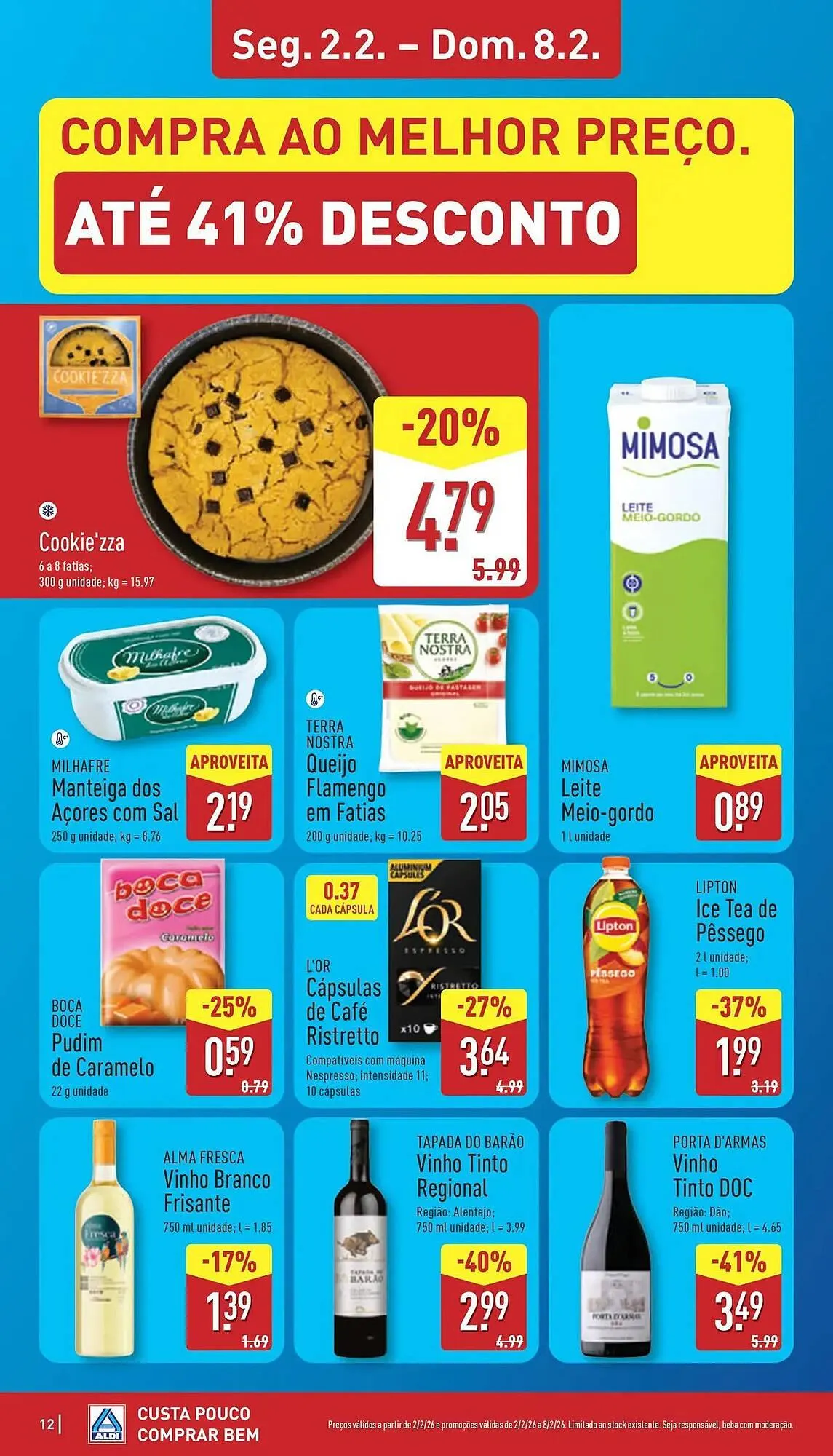 Folheto Folheto ALDI de 2 de fevereiro até 8 de fevereiro 2026 - Pagina 12