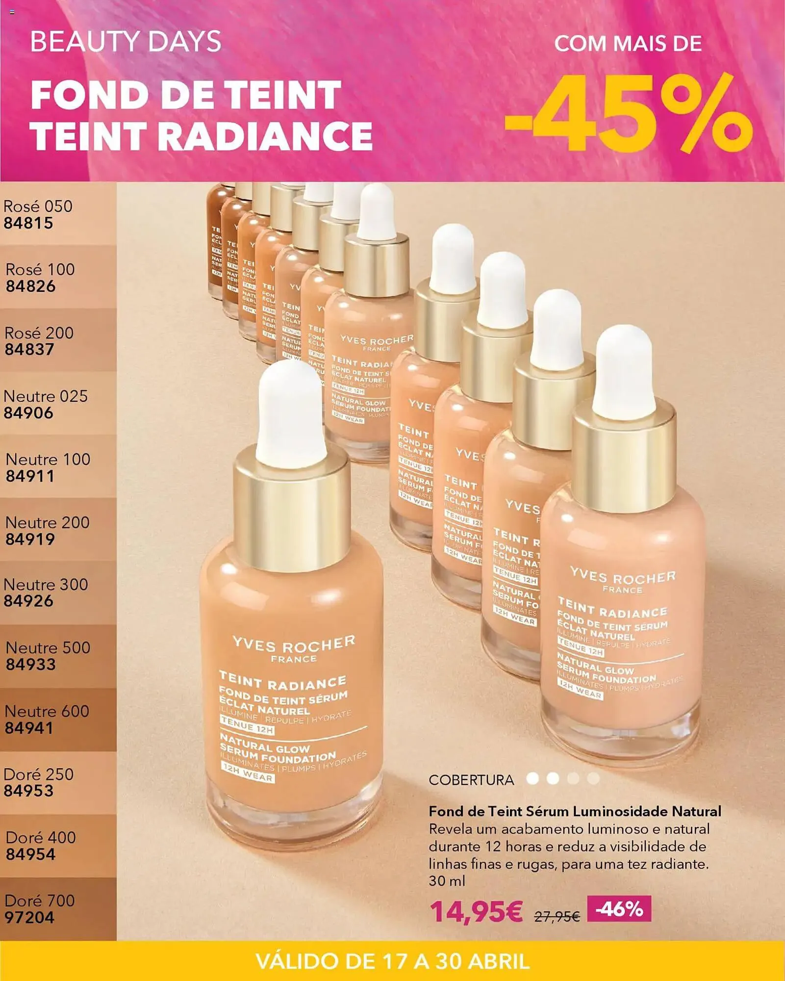 Folheto Catálogo Yves Rocher de 17 de abril até 1 de maio 2026 - Pagina 15