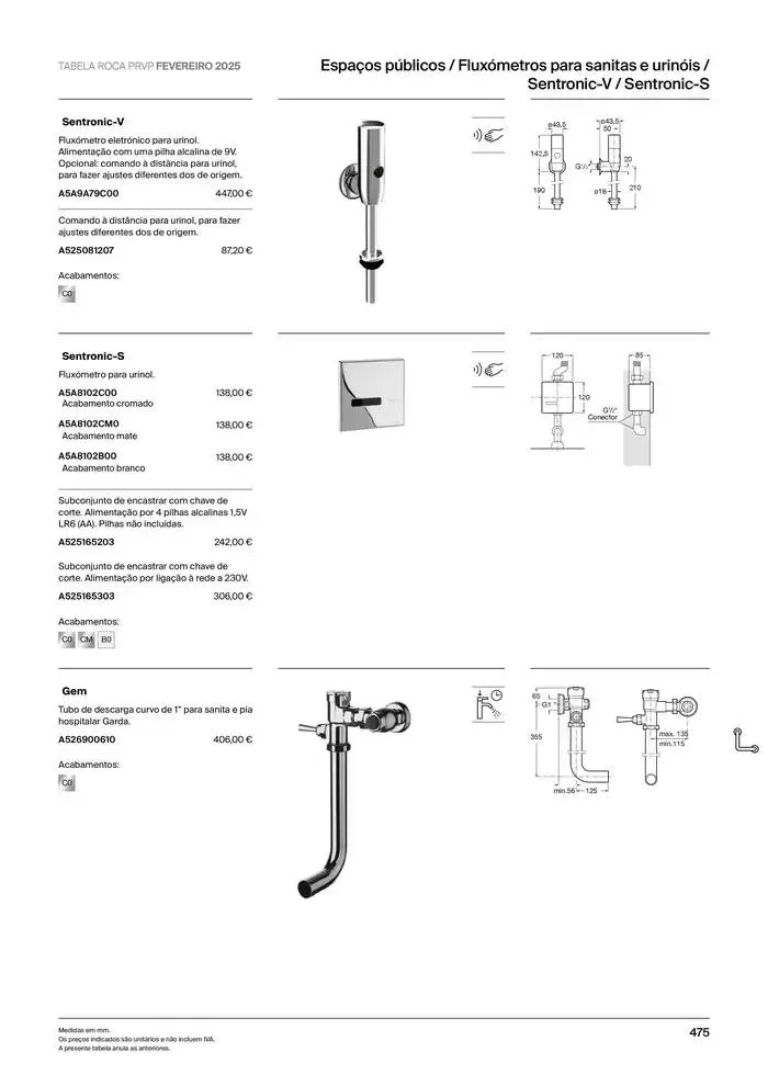 Folheto Soluções de Banho de 6 de janeiro até 31 de dezembro 2025 - Pagina 477