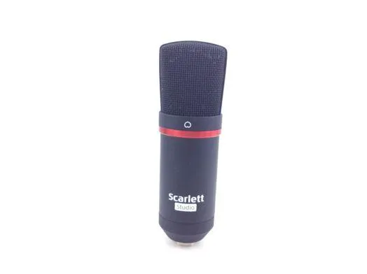 microfone vocalista scarlett studio cm25