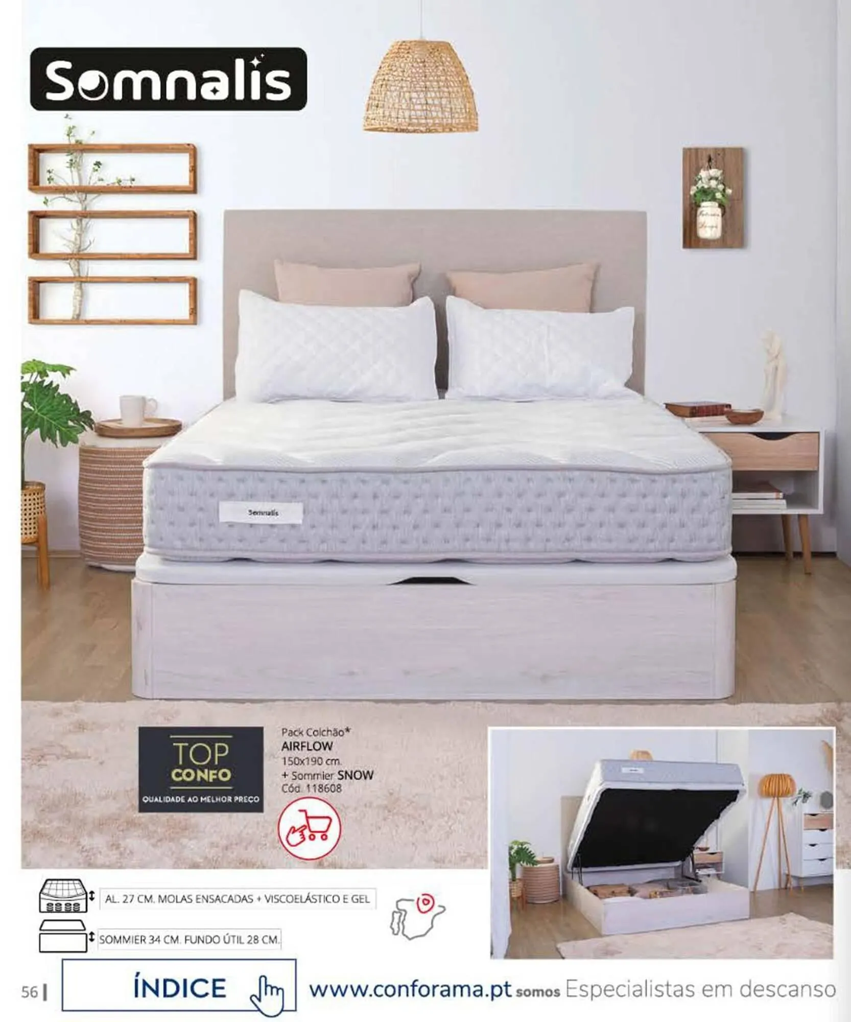 Folheto Folheto Conforama de 13 de fevereiro até 27 de fevereiro 2026 - Pagina 56