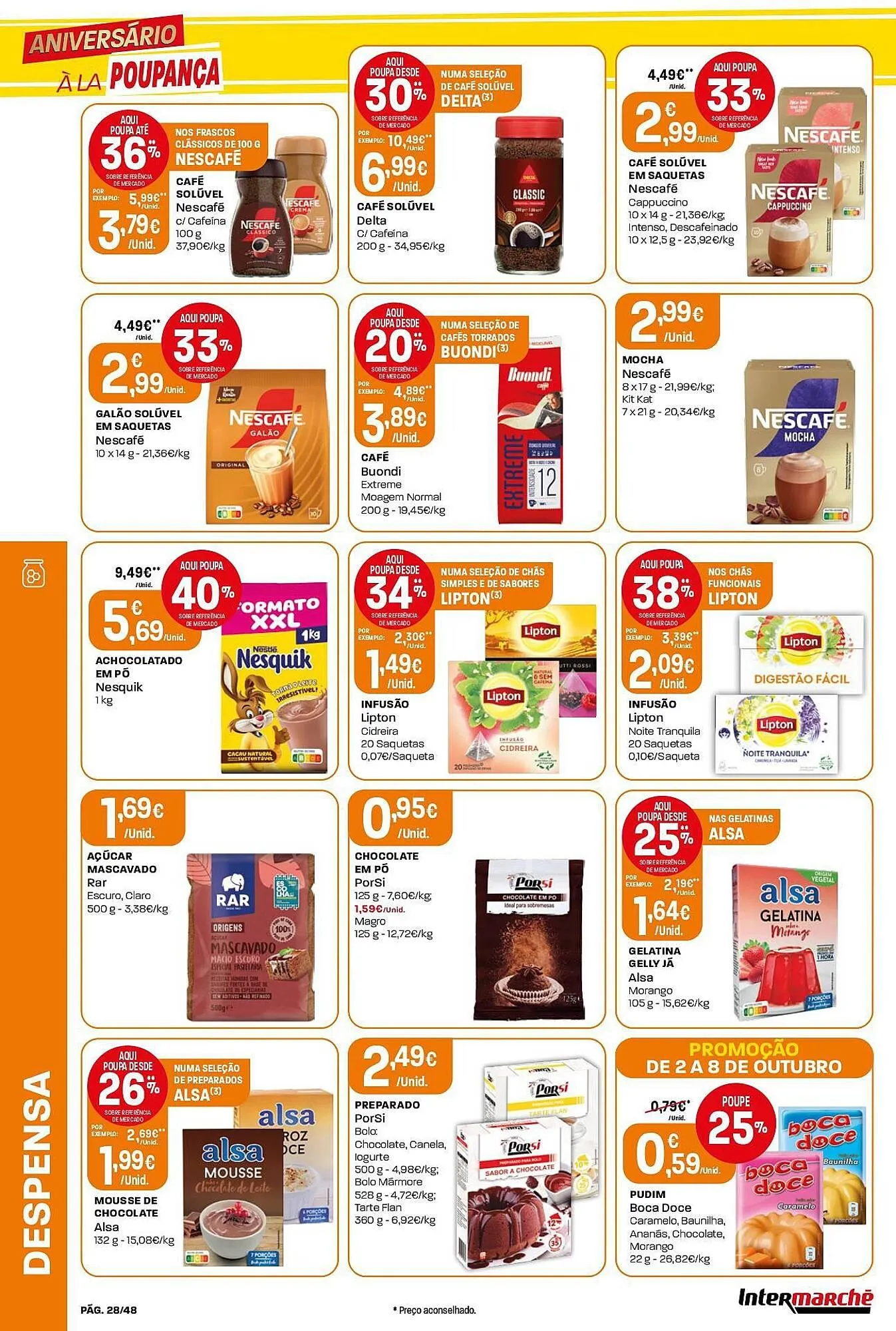 Folheto Folheto Intermarché de 2 de outubro até 8 de outubro 2025 - Pagina 28