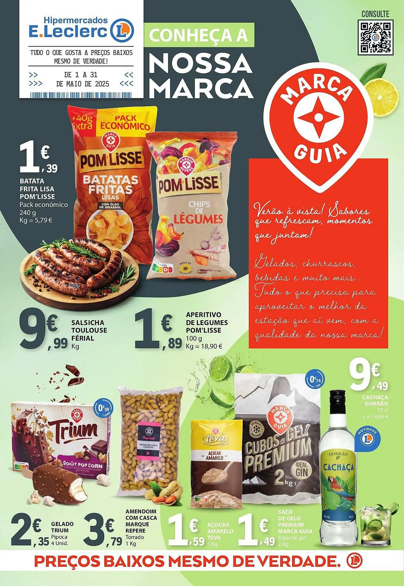 Folheto Folheto E.Leclerc de 1 de maio até 31 de maio 2025 - Pagina 1