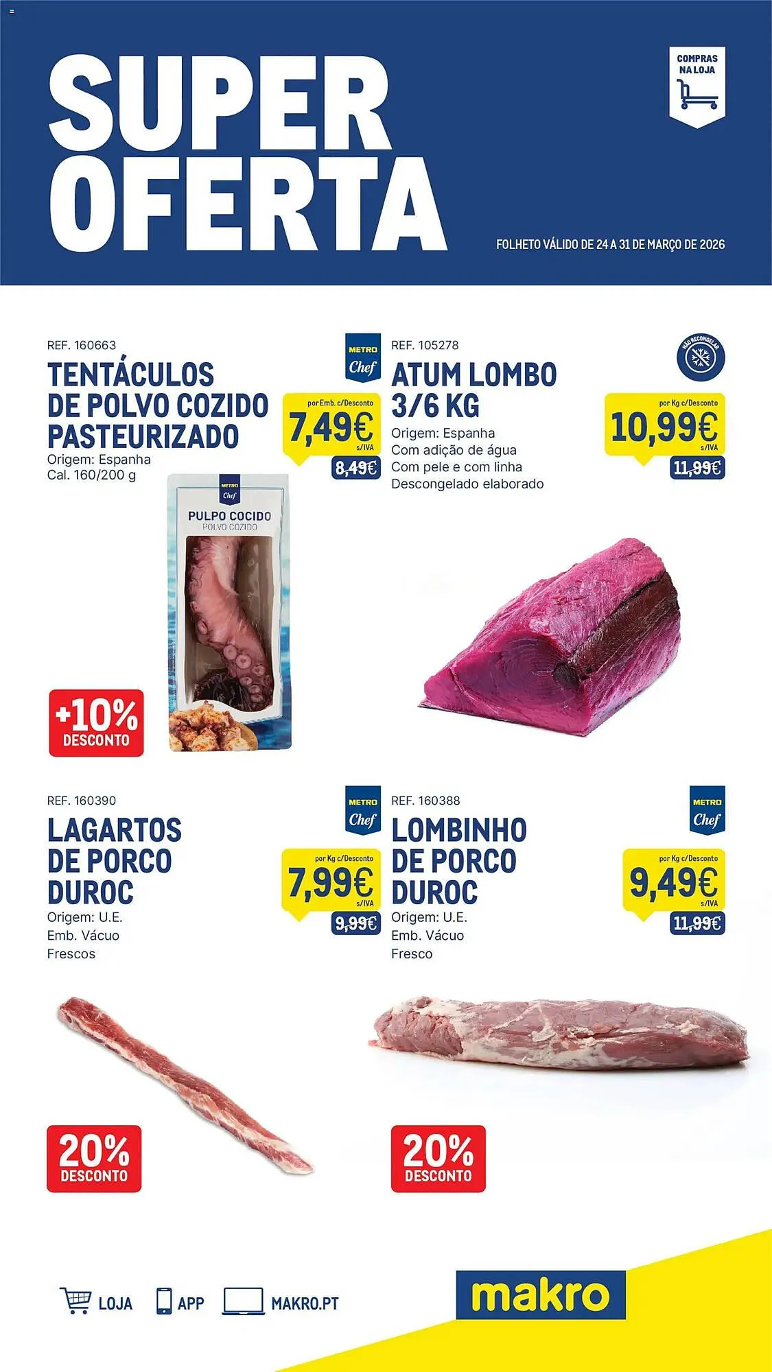 Folheto Catálogo Makro de 24 de março até 1 de abril 2026 - Pagina 1
