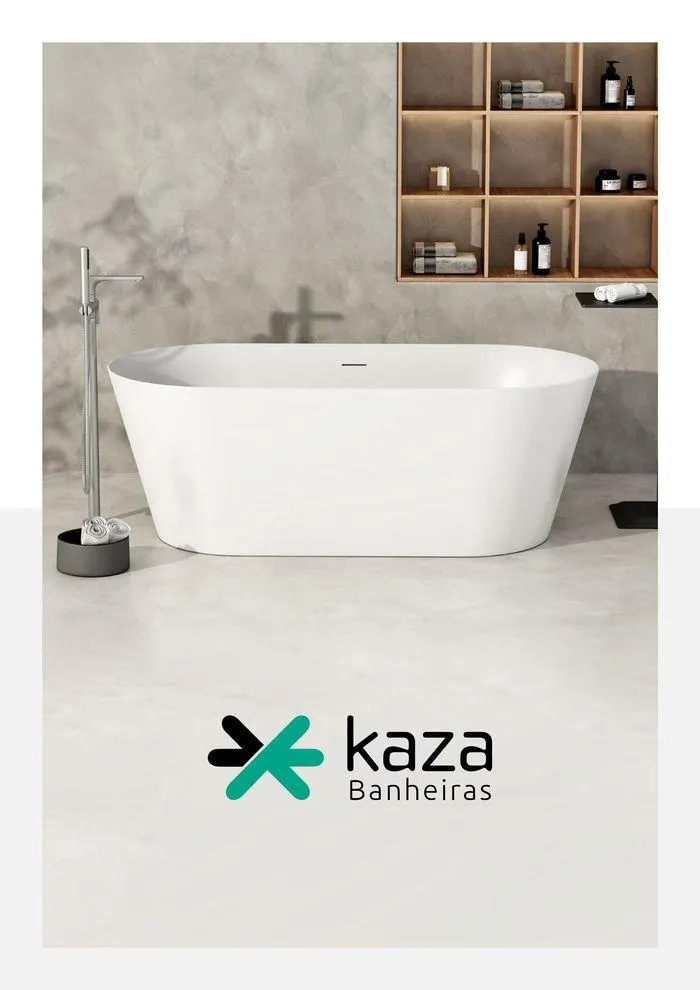 Folheto Catálogo Banheiras KAZA de 30 de agosto até 31 de dezembro 2024 - Pagina 1
