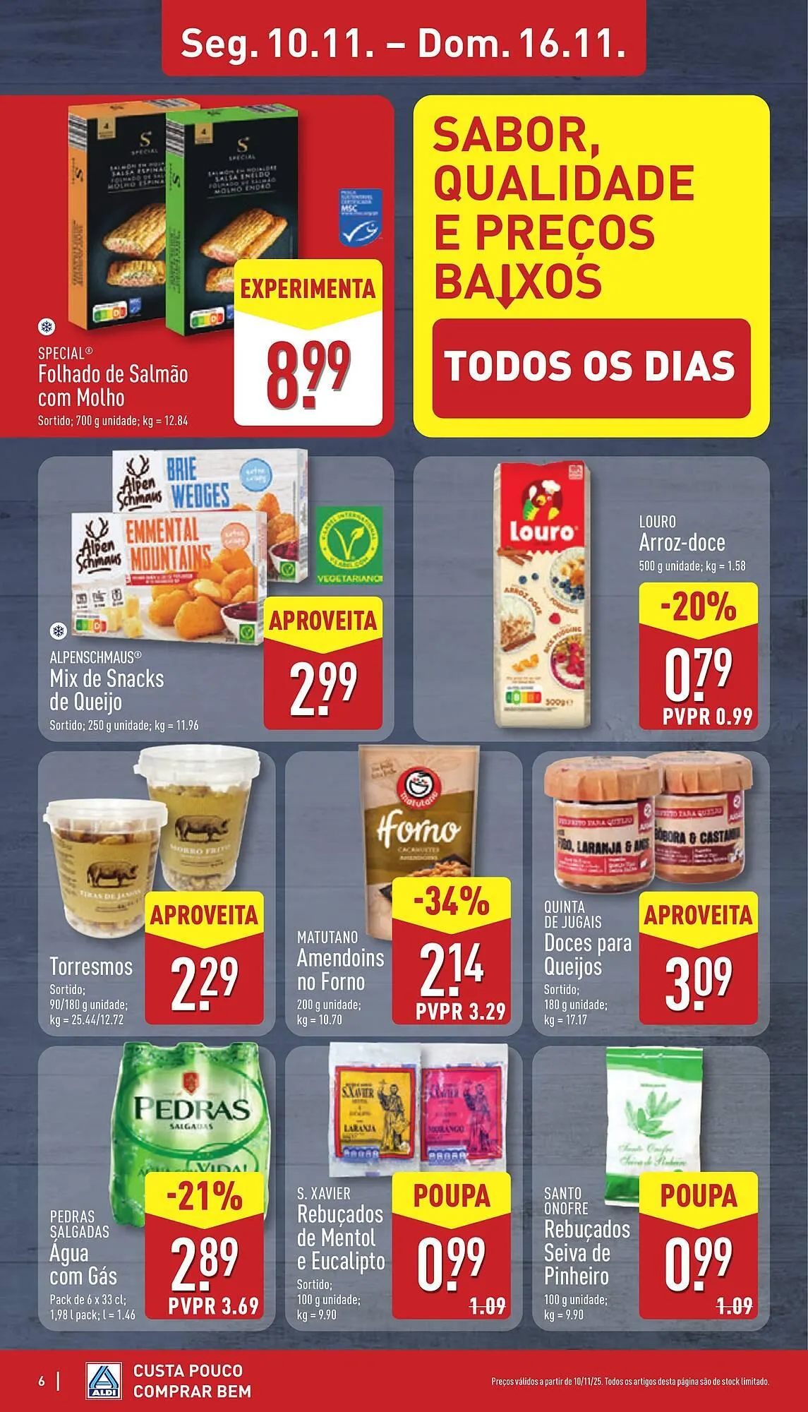 Folheto Folheto ALDI de 10 de novembro até 16 de novembro 2025 - Pagina 6