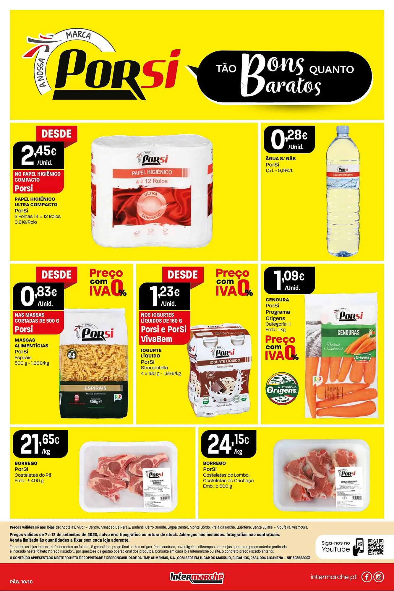 Folheto Folheto Intermarché de 7 de setembro até 13 de setembro 2023 - Pagina 10