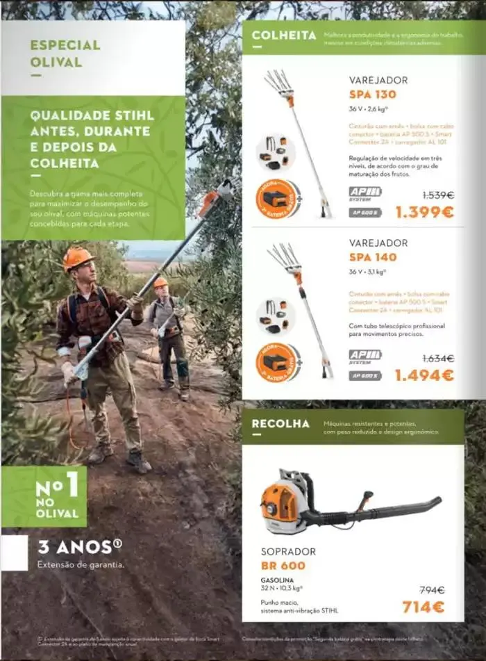 Folheto Stihl Folheto Outono 2024 de 3 de outubro até 17 de janeiro 2025 - Pagina 14