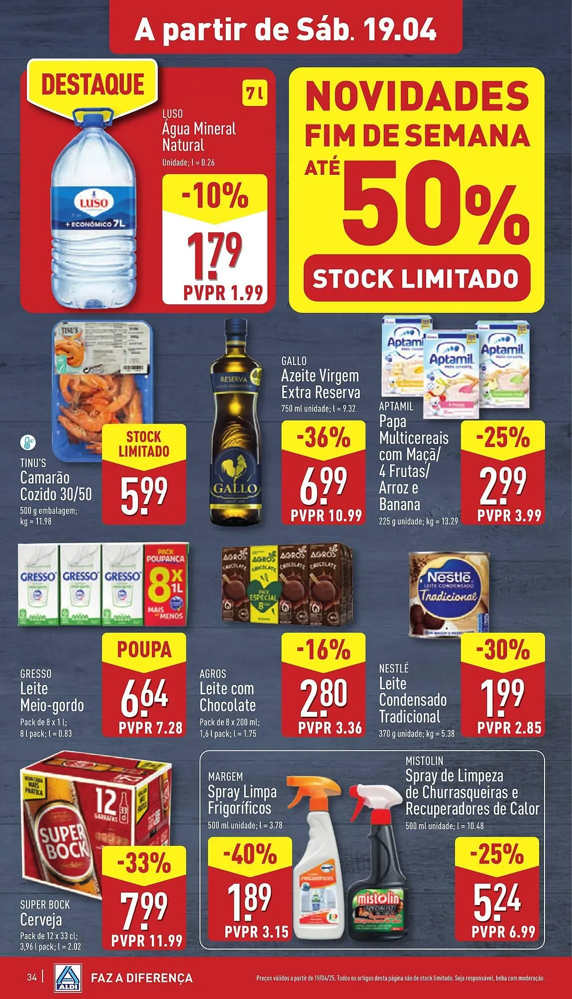 Folheto Folheto ALDI de 16 de abril até 22 de abril 2025 - Pagina 34