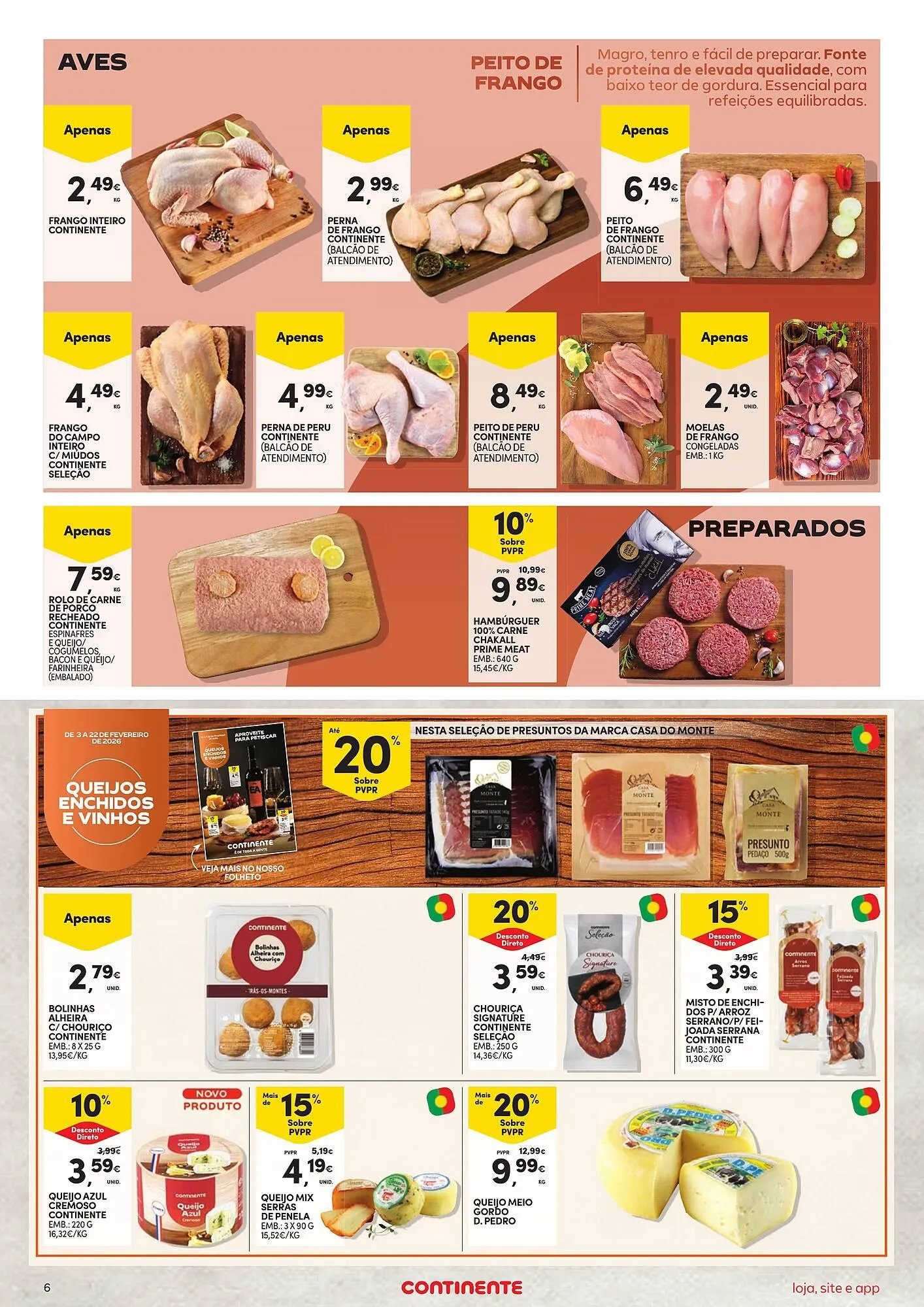 Folheto Folheto Continente Bom dia de 3 de fevereiro até 9 de fevereiro 2026 - Pagina 6