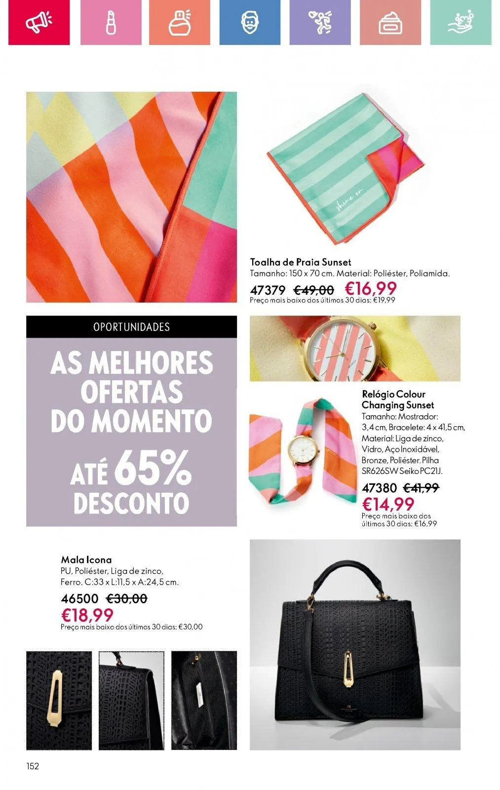 Folheto Folheto de Oriflame até 05.07.2025 de 18 de junho até 5 de julho 2025 - Pagina 152