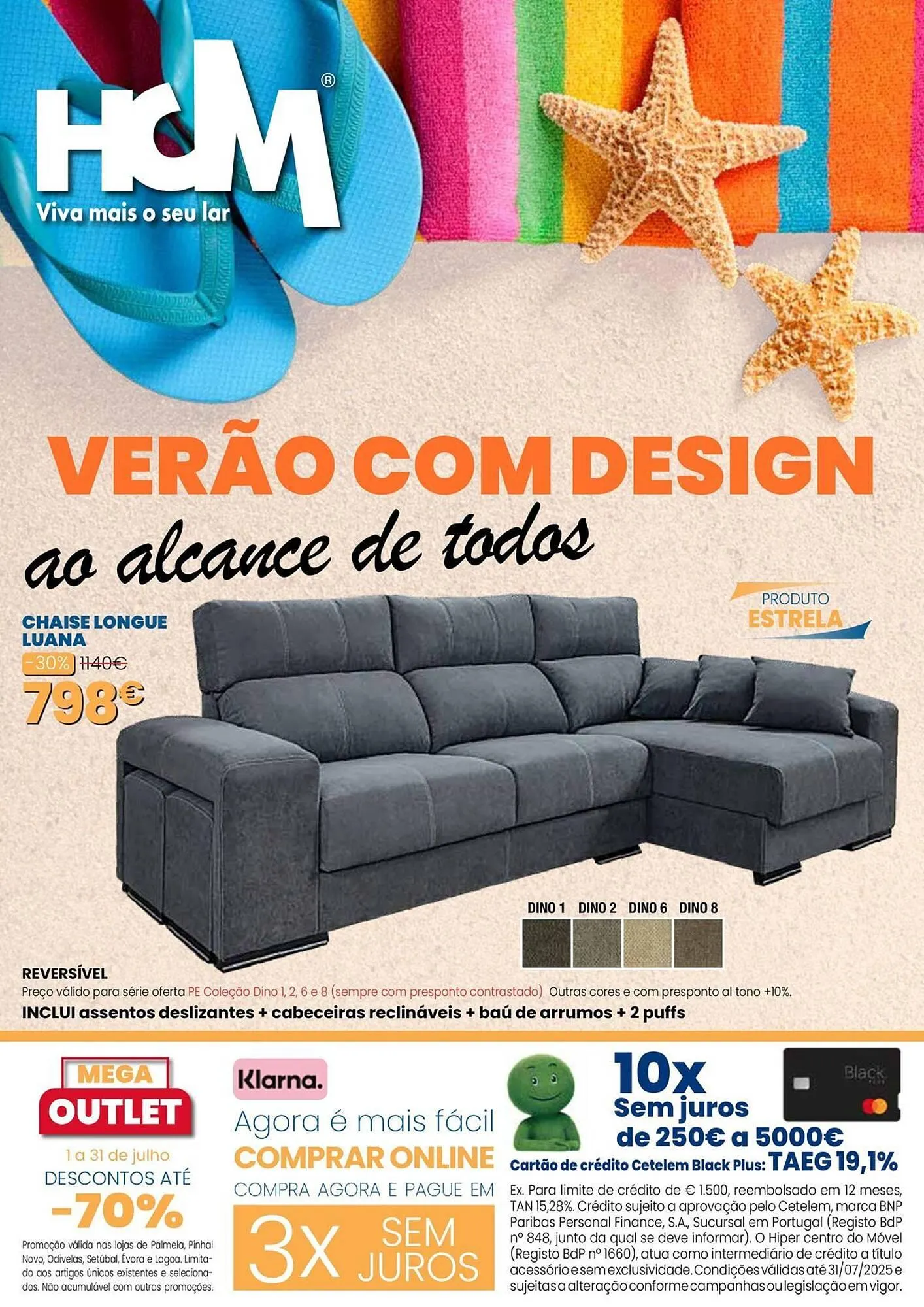 Folheto Folheto Hiper Centro do Móvel de 1 de julho até 31 de julho 2025 - Pagina 1