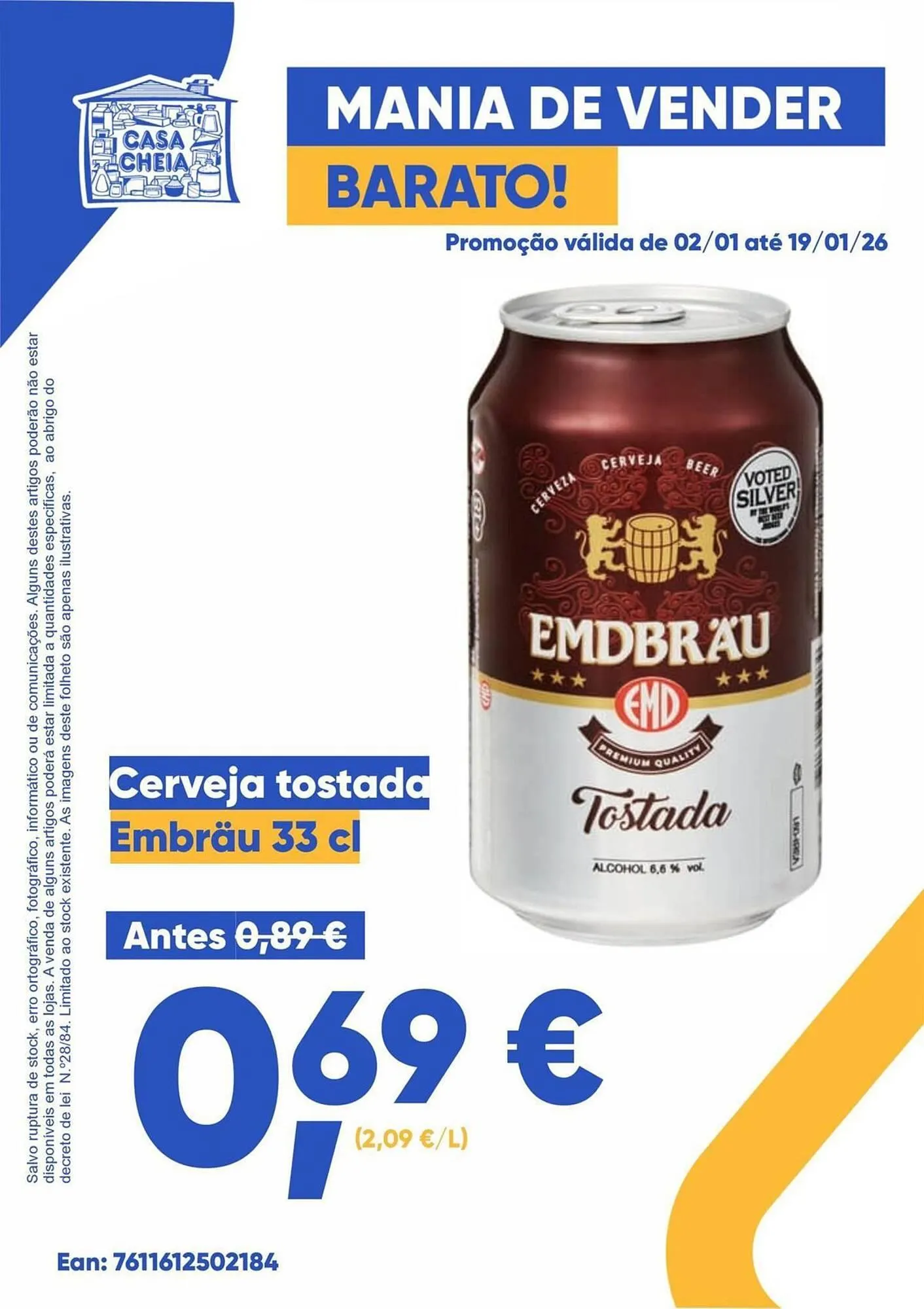 Folheto Folheto Casa Cheia de 6 de janeiro até 19 de janeiro 2026 - Pagina 1