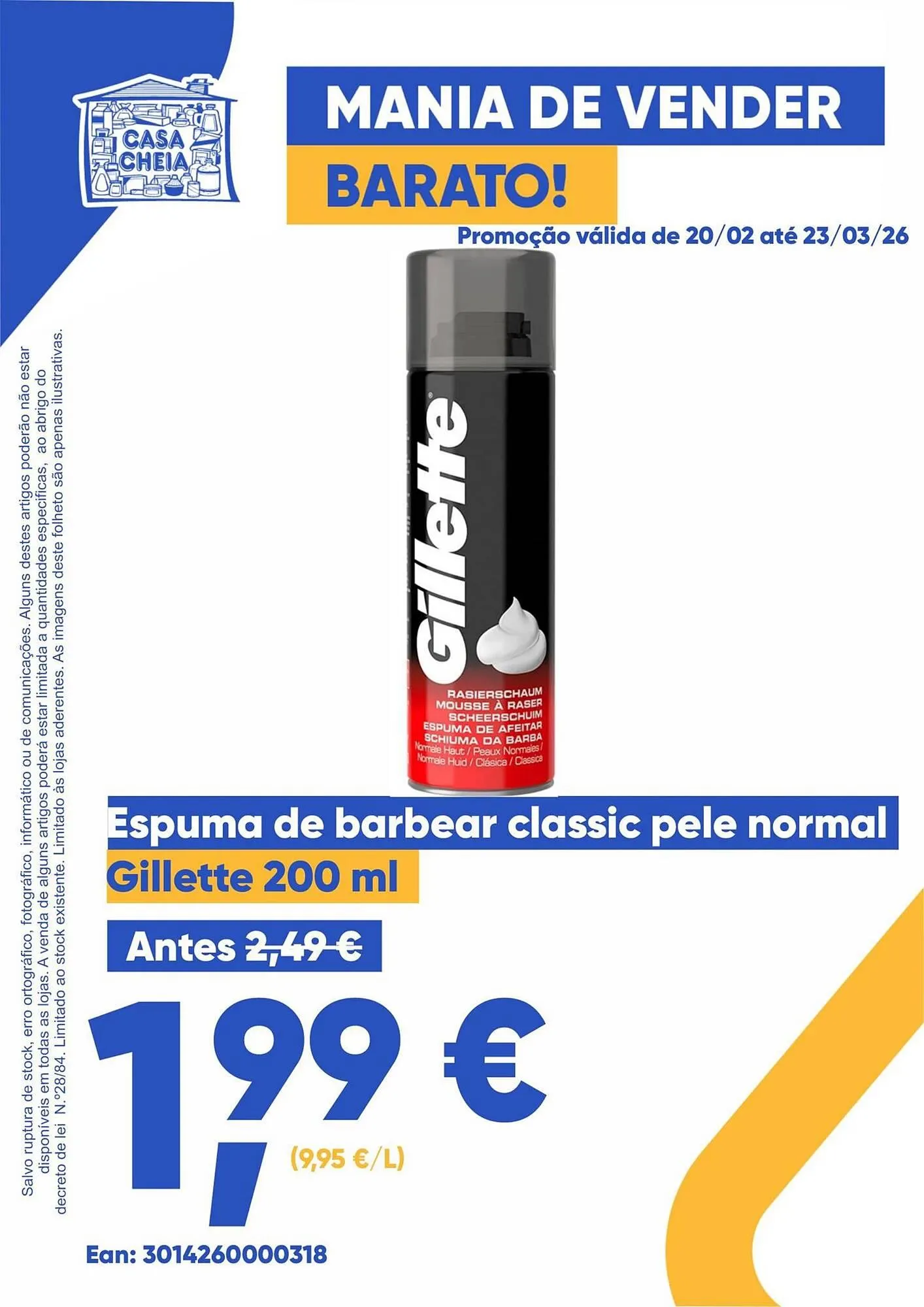 Folheto Folheto Casa Cheia de 20 de fevereiro até 23 de março 2026 - Pagina 1