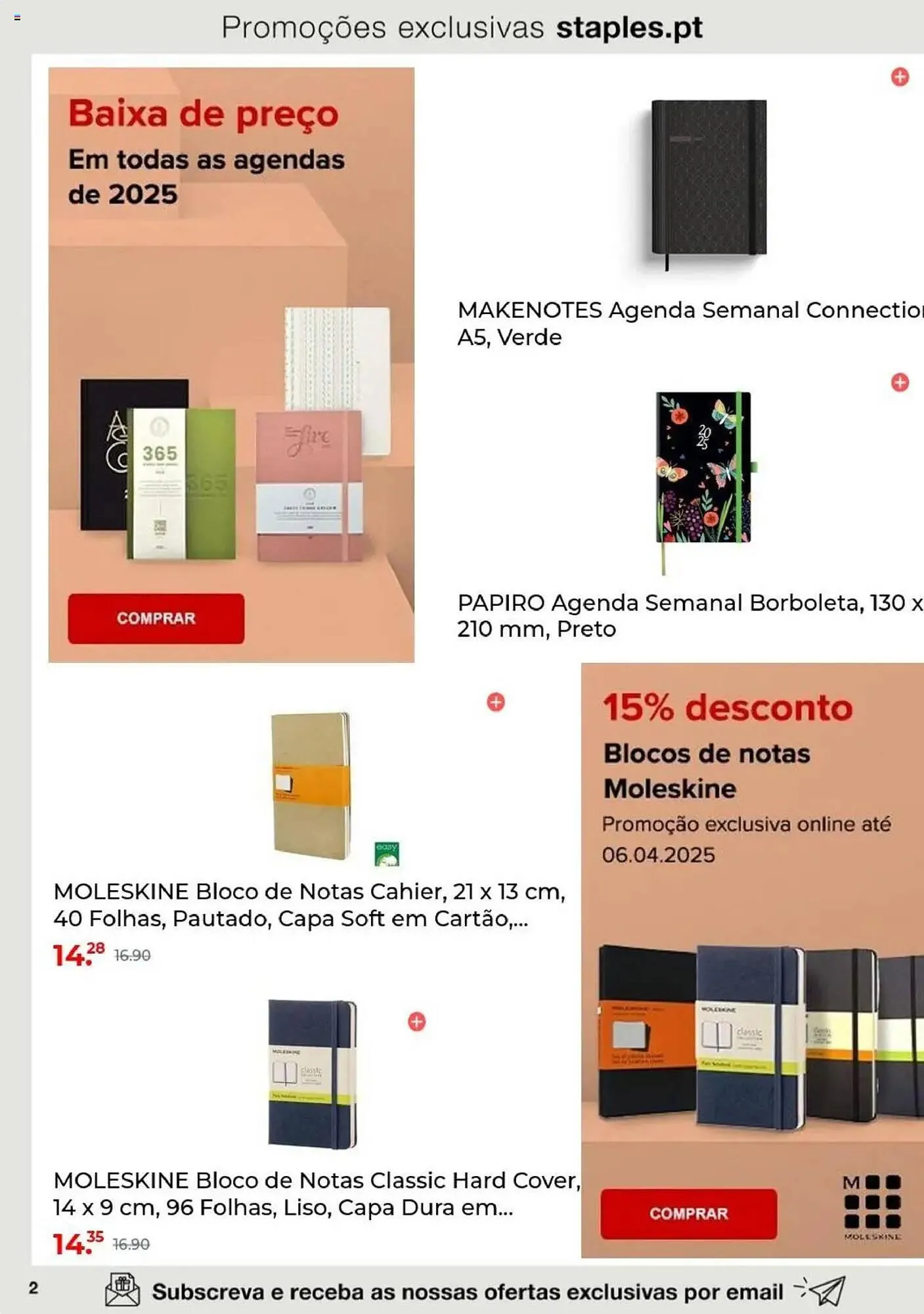 Folheto Folheto Staples de 7 de abril até 30 de abril 2025 - Pagina 2