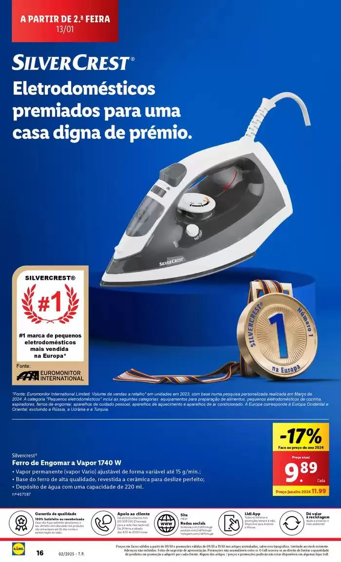 Folheto Melhores ofertas para todos os caçadores de pechinchas de 9 de janeiro até 15 de janeiro 2025 - Pagina 16