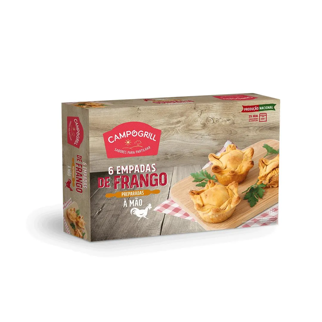 Empadas de Frango - Cx 6un.