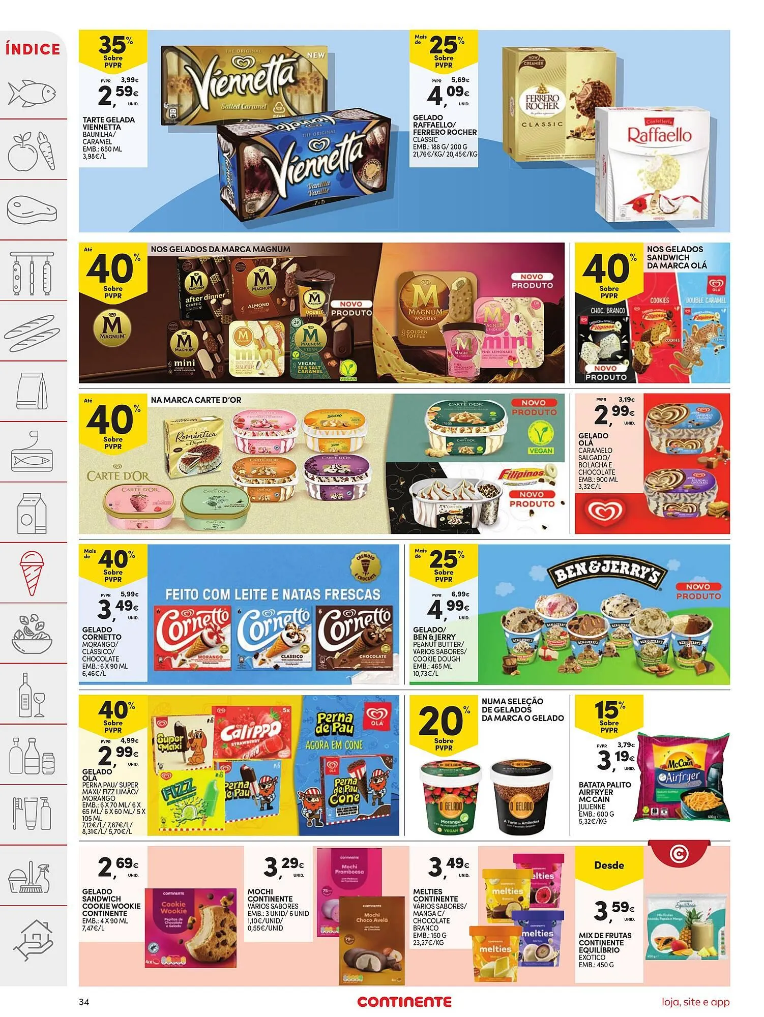 Folheto Folheto Continente de 17 de março até 23 de março 2026 - Pagina 34