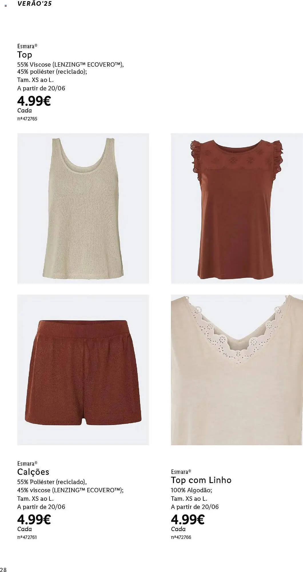 Folheto Folheto Lidl de 2 de junho até 18 de agosto 2025 - Pagina 28