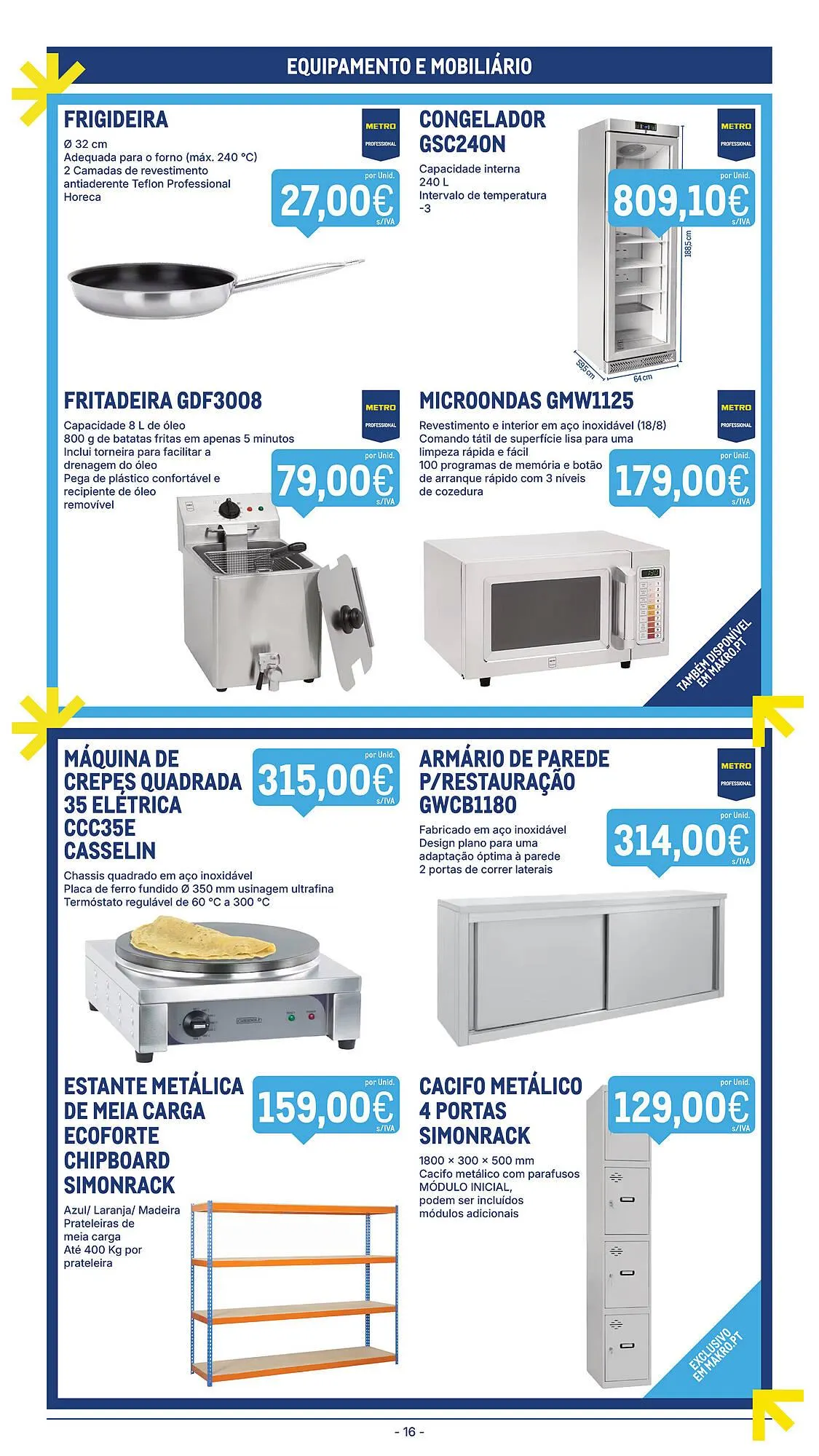 Folheto Catálogo Makro de 11 de novembro até 17 de novembro 2025 - Pagina 16