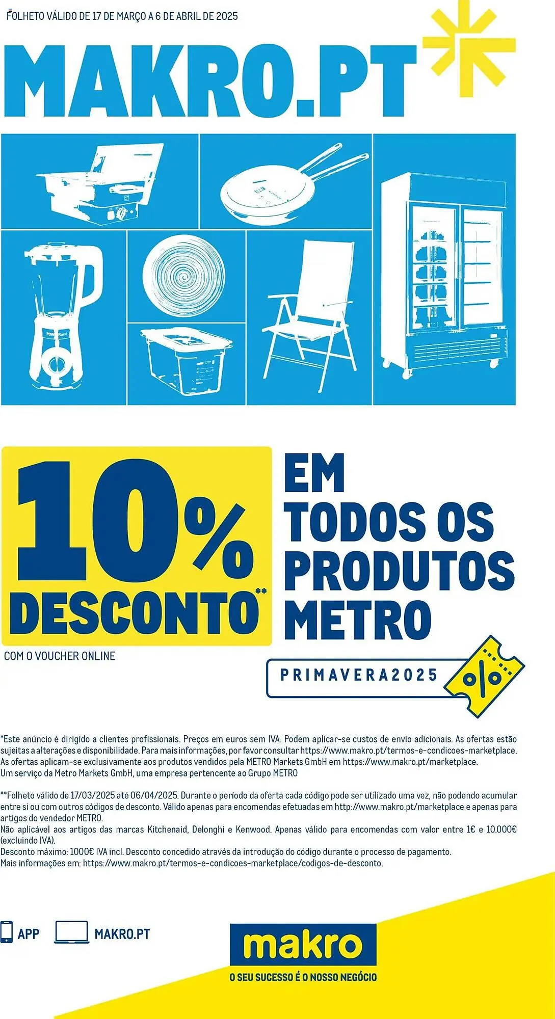 Folheto Folheto Makro de 17 de março até 6 de abril 2025 - Pagina 1