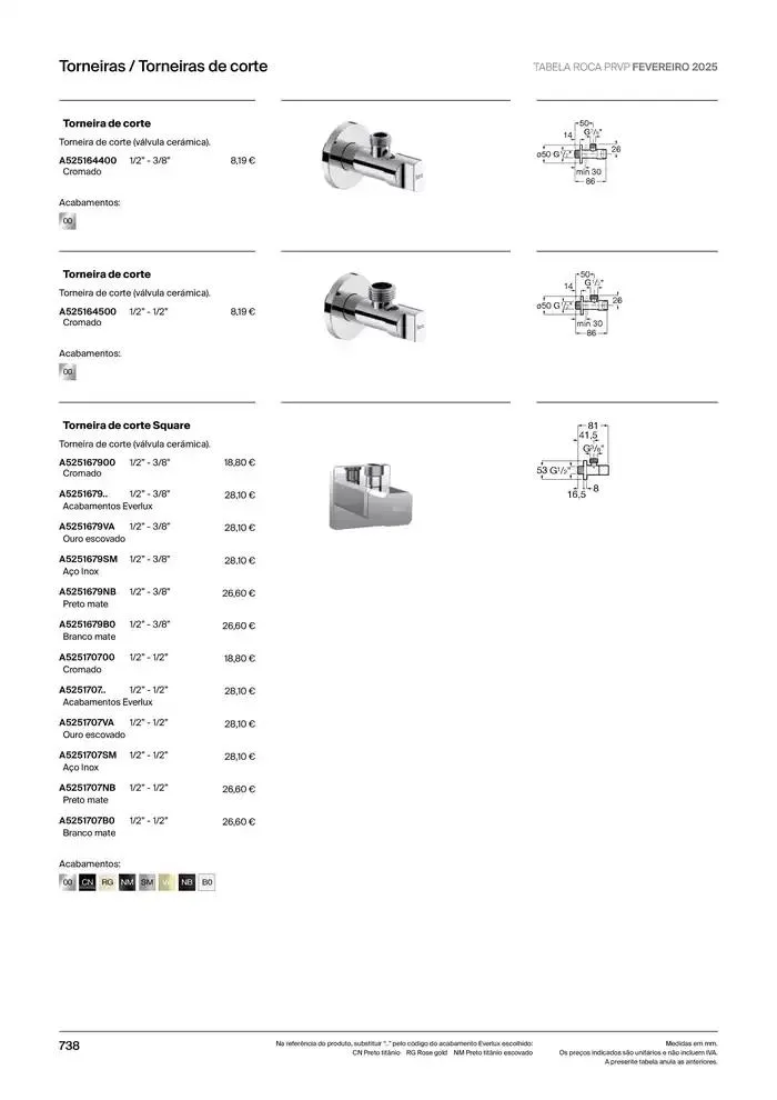 Folheto Soluções de Banho  de 6 de janeiro até 31 de dezembro 2025 - Pagina 740