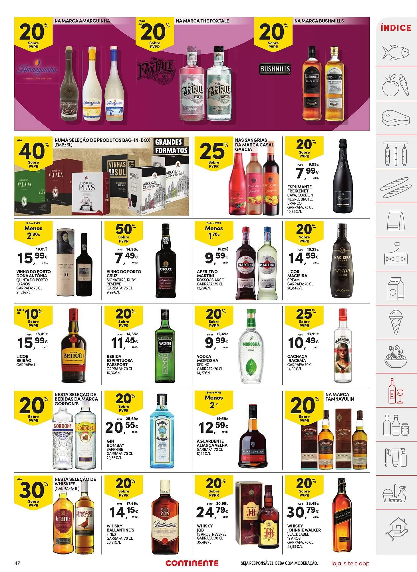 Folheto Folheto Continente de 18 de março até 24 de março 2025 - Pagina 47