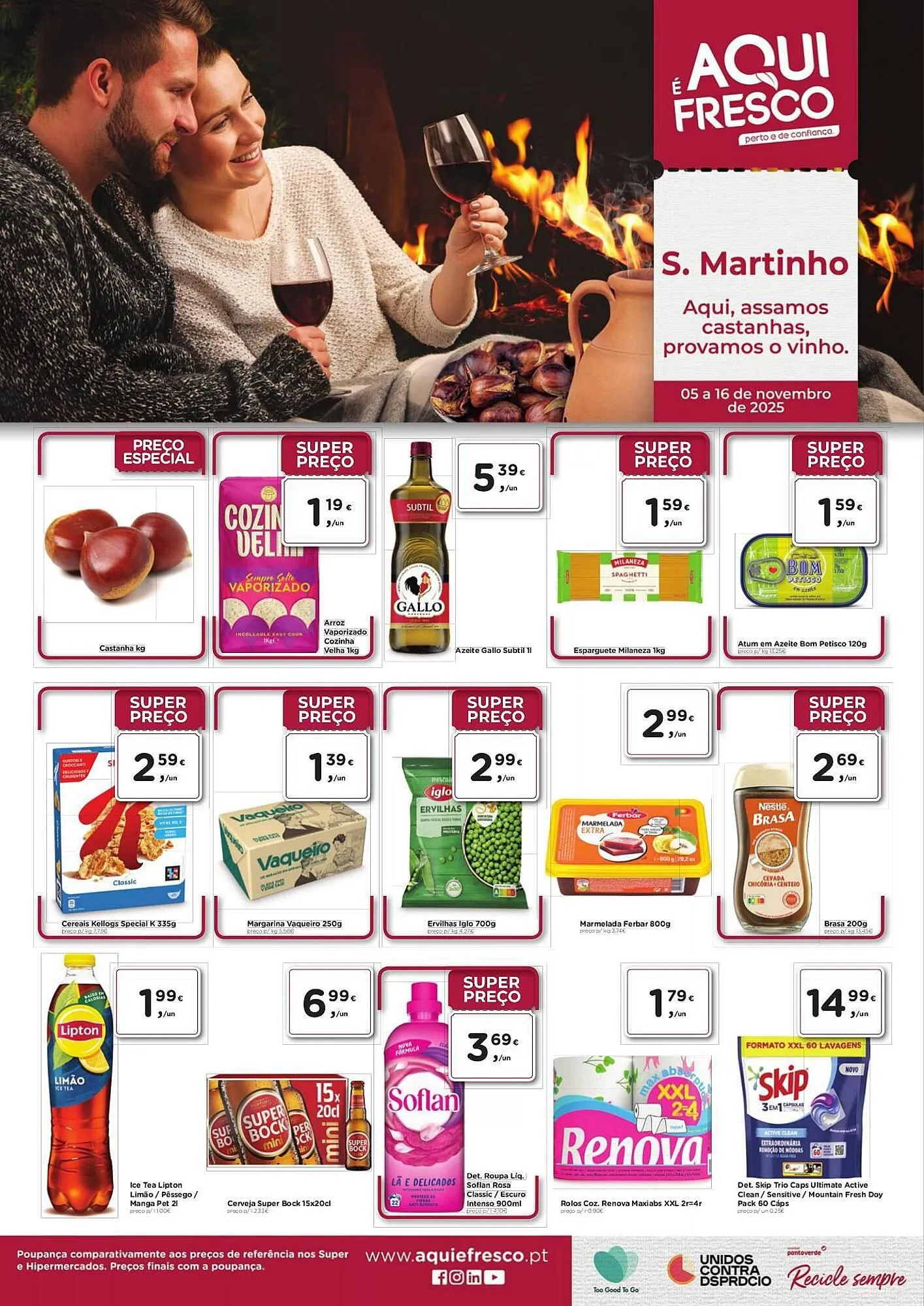 Folheto Aqui é fresco - 1