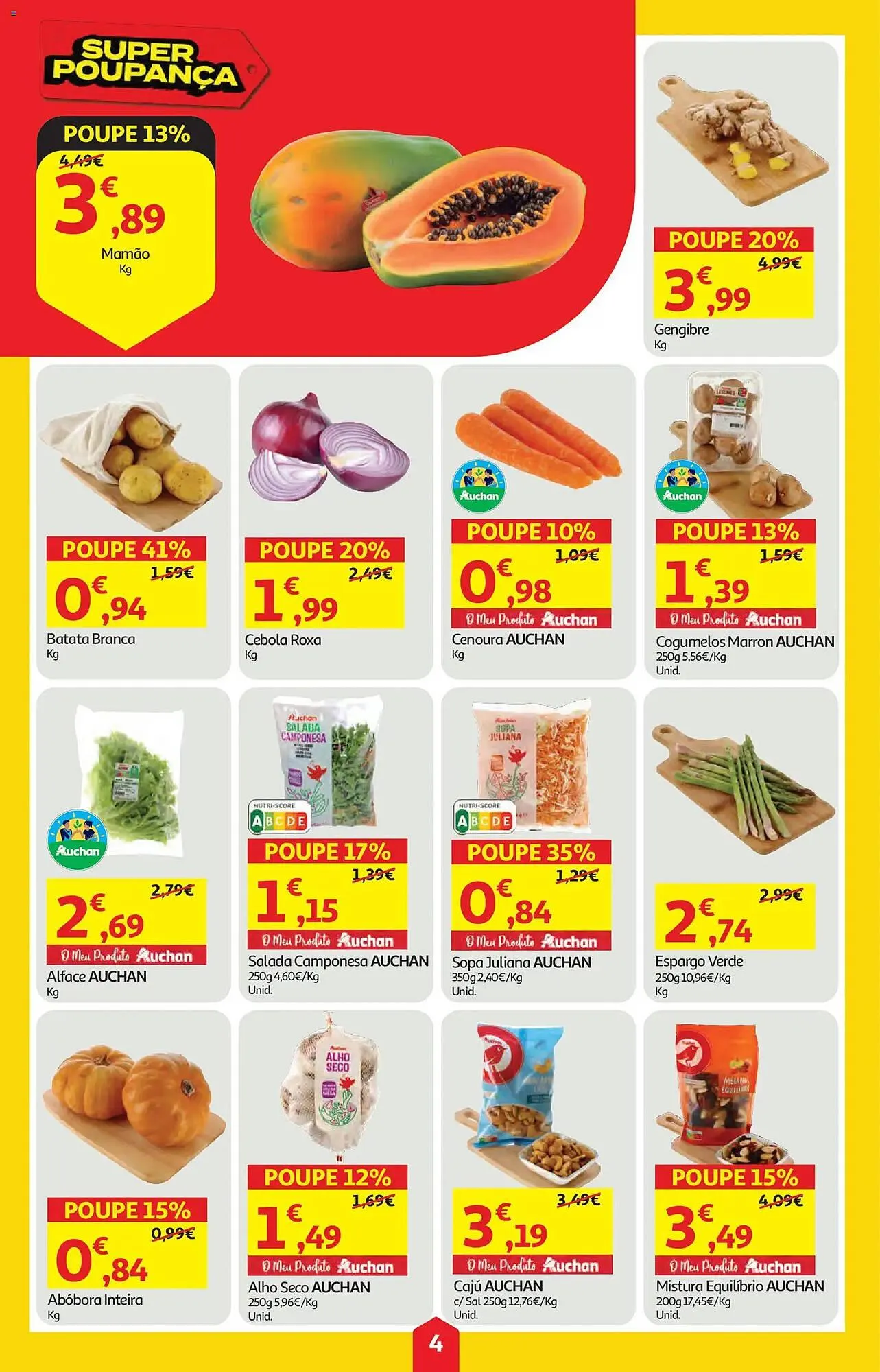 Folheto Folheto Auchan de 9 de abril até 16 de abril 2026 - Pagina 4