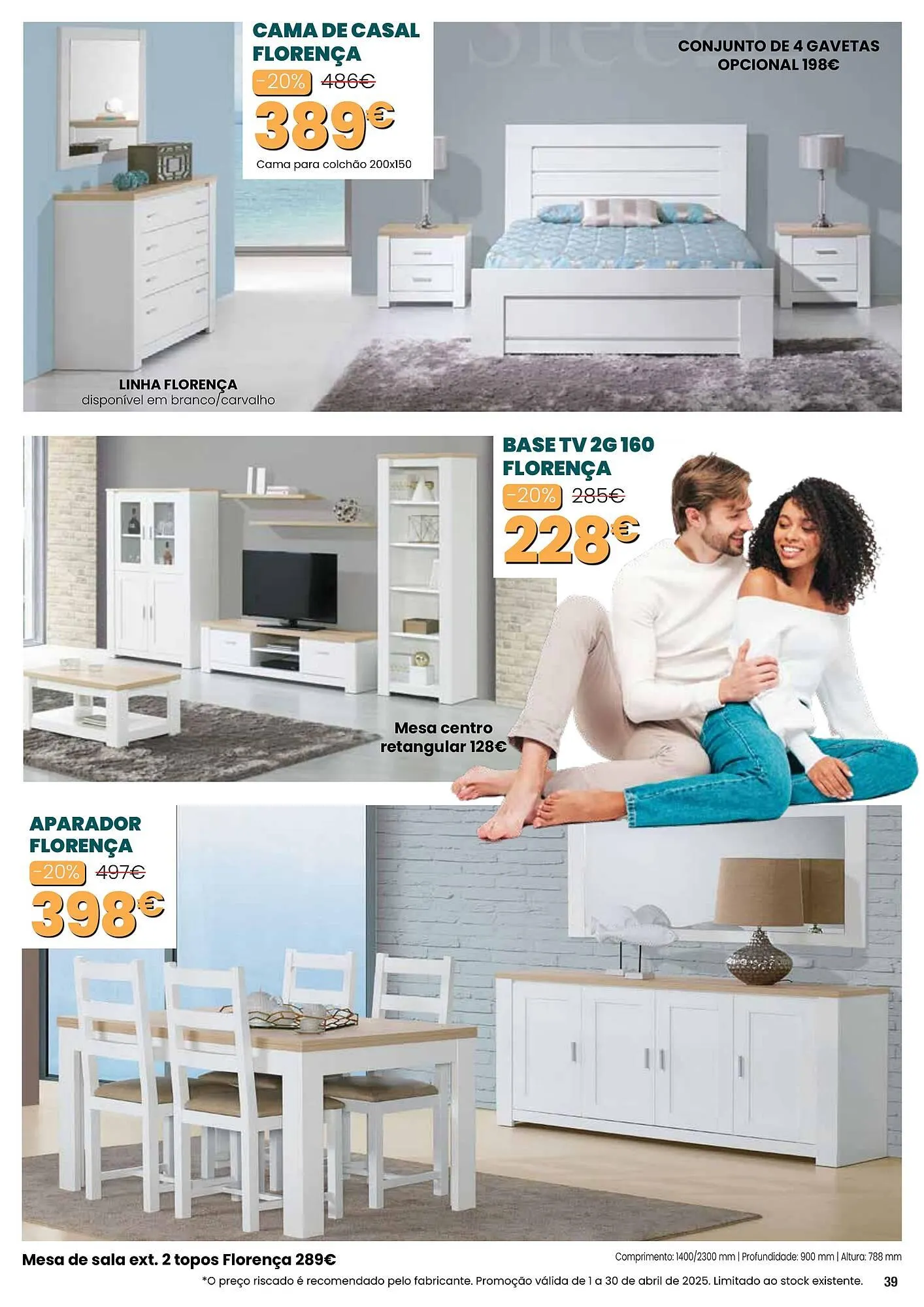 Folheto Folheto Hiper Centro do Móvel de 1 de abril até 30 de abril 2025 - Pagina 39