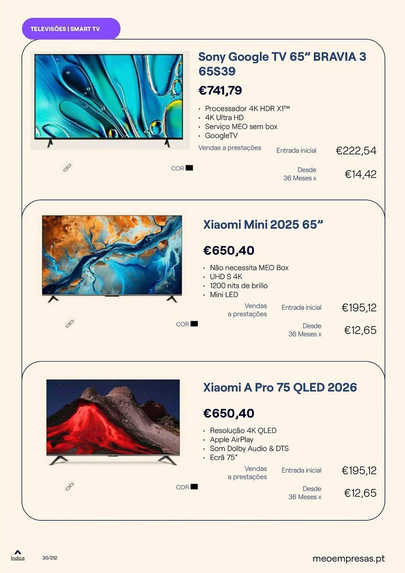 Folheto Catálogo MEO de 20 de outubro até 31 de dezembro 2025 - Pagina 30