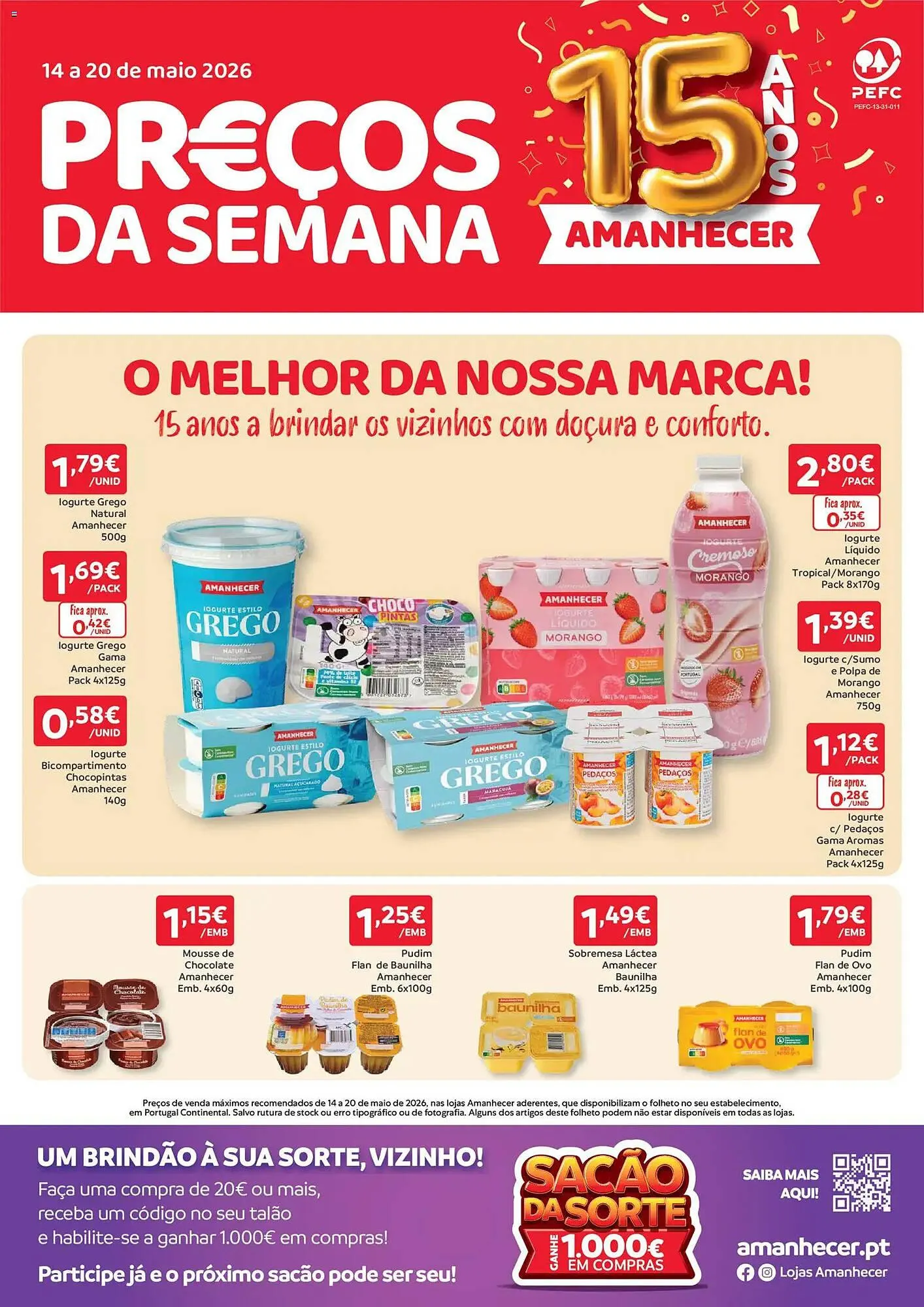 Folheto Folheto Amanhecer de 14 de maio até 20 de maio 2026 - Pagina 1