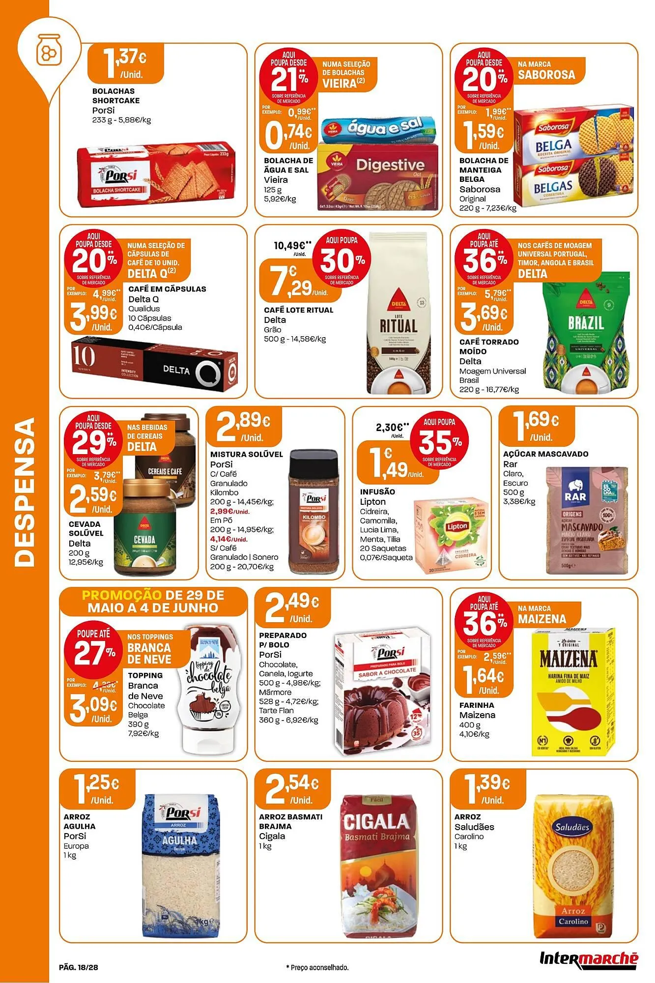Folheto Folheto Intermarché de 29 de maio até 4 de junho 2025 - Pagina 18