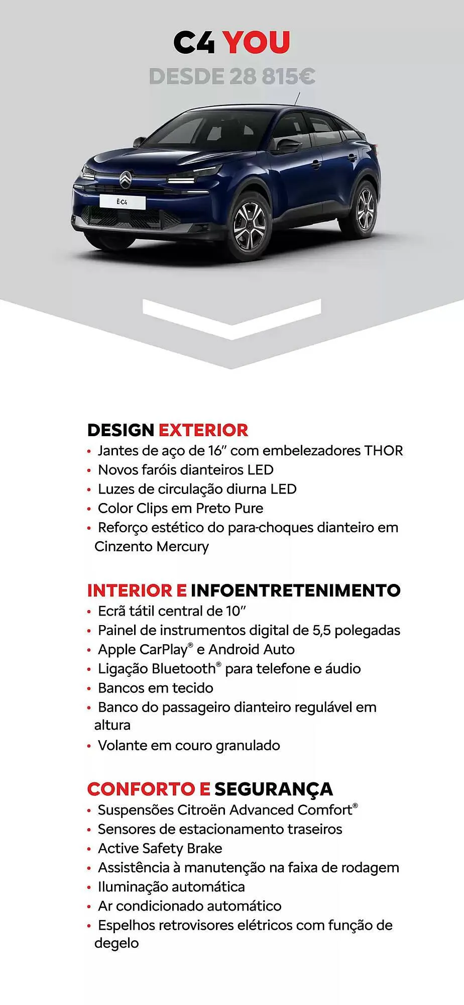 Folheto Folheto Citroen de 31 de dezembro até 31 de dezembro 2025 - Pagina 12