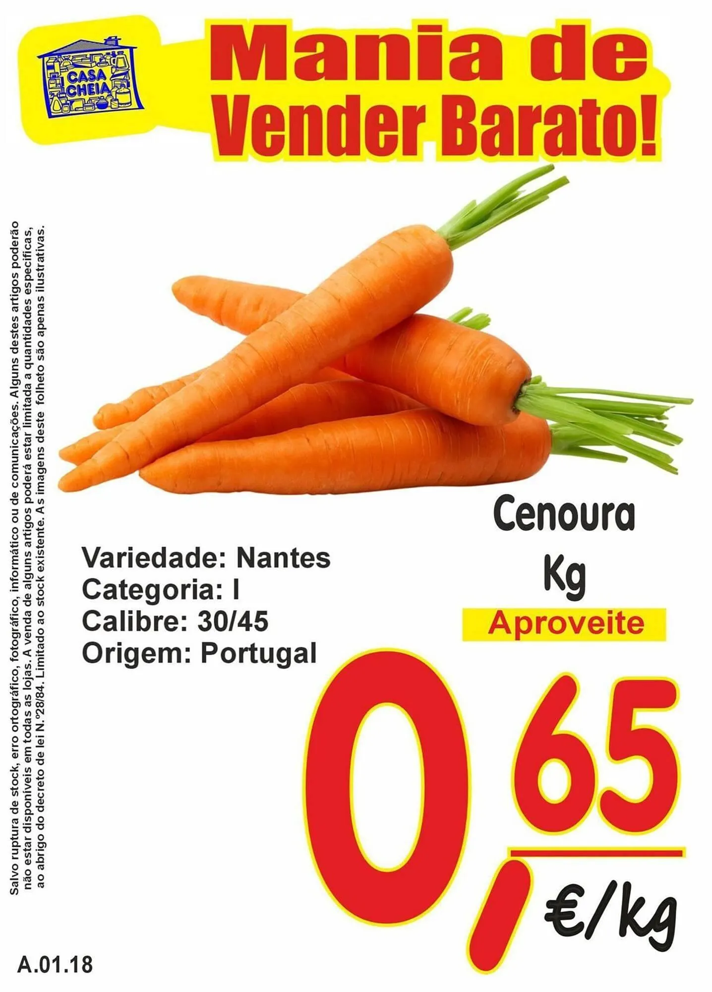 Folheto Folheto Casa Cheia de 8 de janeiro até 18 de janeiro 2026 - Pagina 1