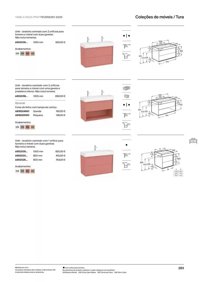 Folheto Soluções de Banho  de 6 de janeiro até 31 de dezembro 2025 - Pagina 285