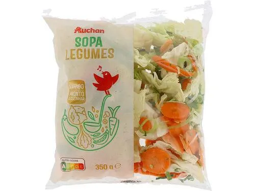 sopa de legumes auchan 350g