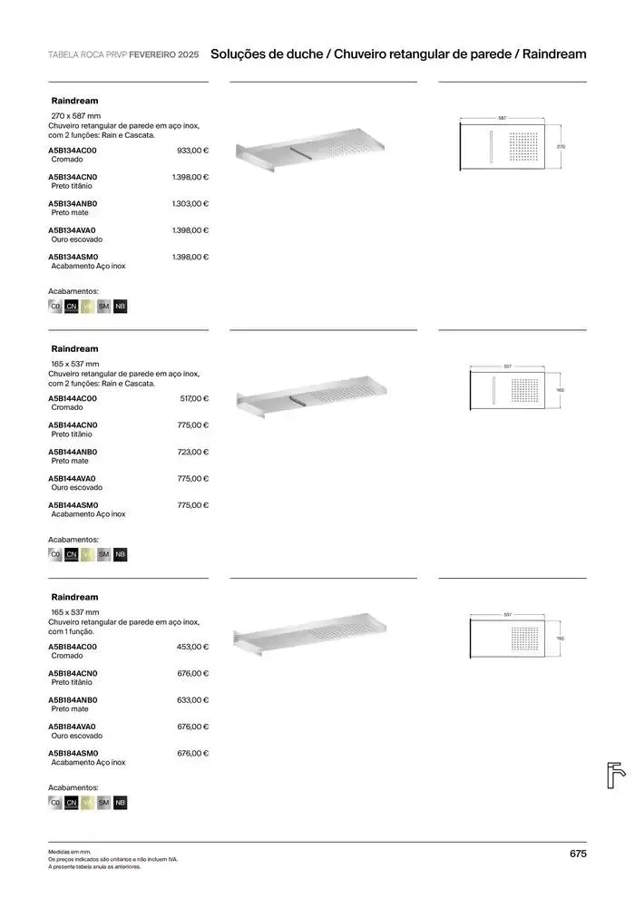 Folheto Soluções de Banho  de 6 de janeiro até 31 de dezembro 2025 - Pagina 677