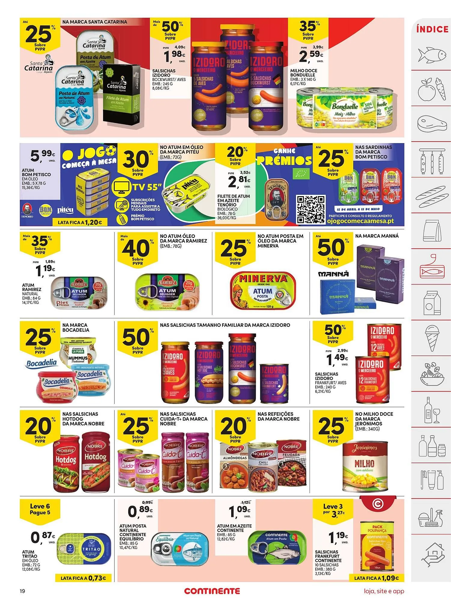 Folheto Folheto Continente de 14 de abril até 20 de abril 2026 - Pagina 19